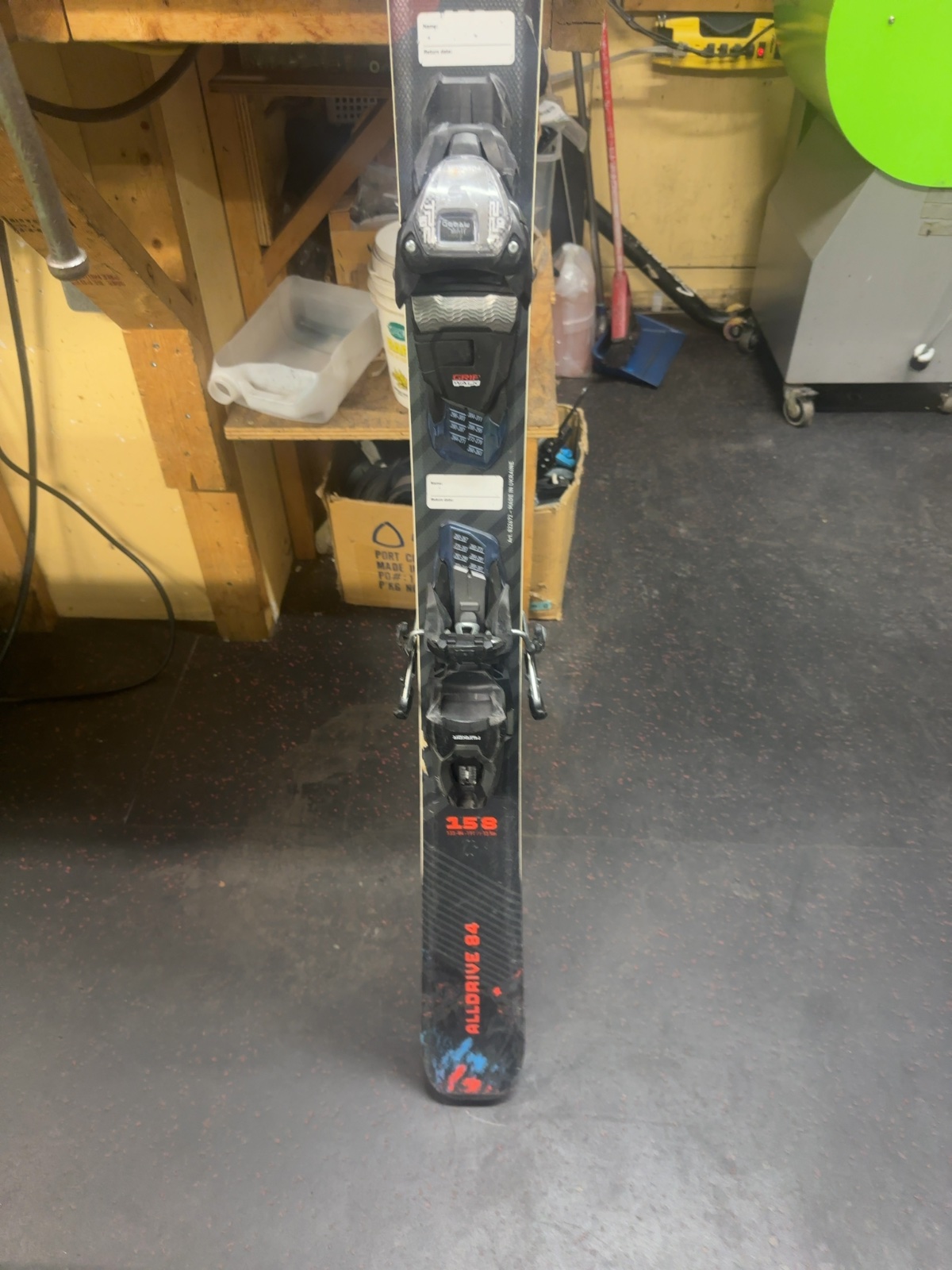 Nordica Alldrive 84 Skis with Bindings - 158 cm-freshly waxed and tuned