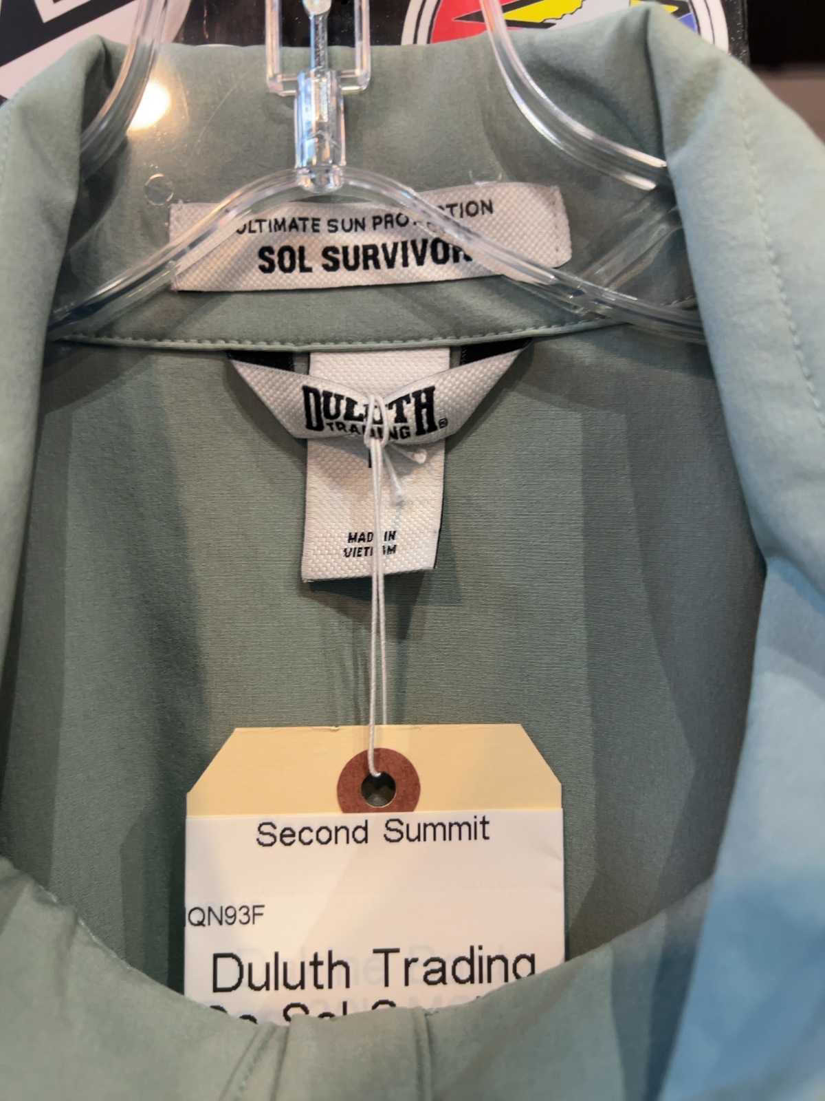 Duluth Trading Co Sol Survivor Shirt Jacket Green Women's L