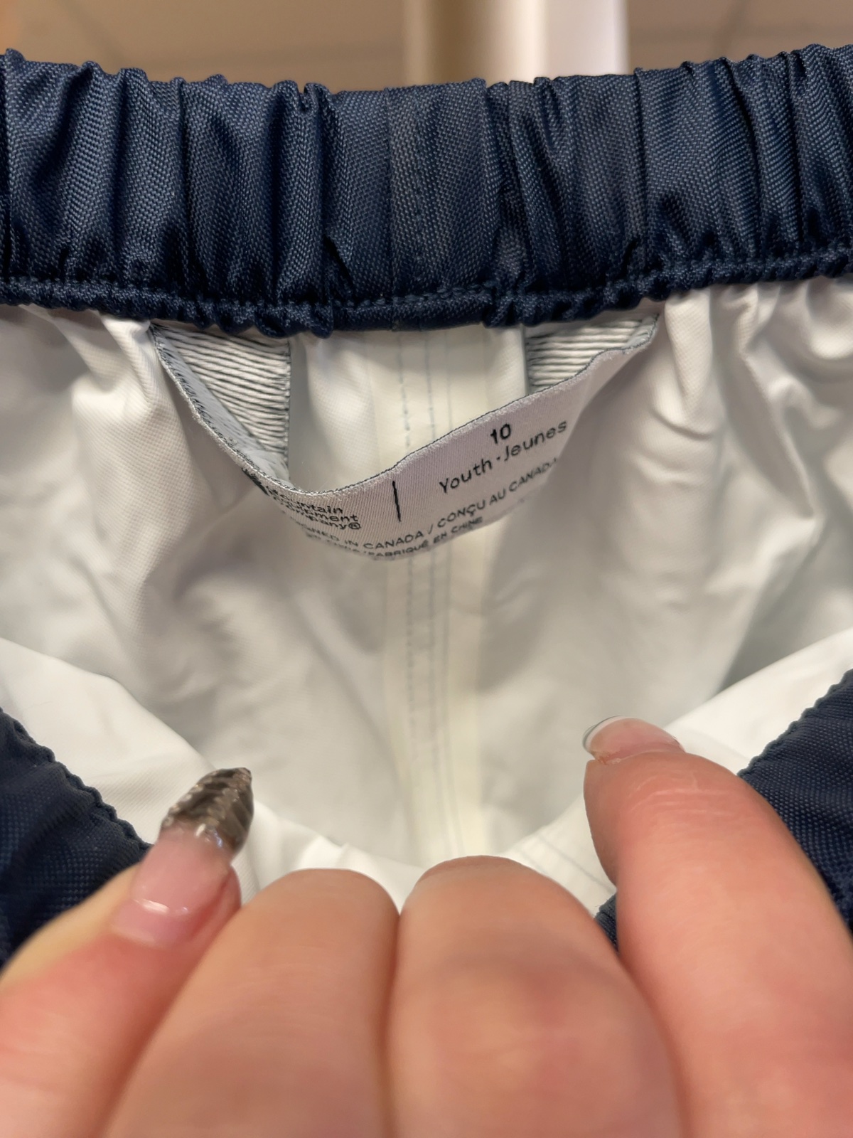 MEC Youth 10 Rain Pants Blue