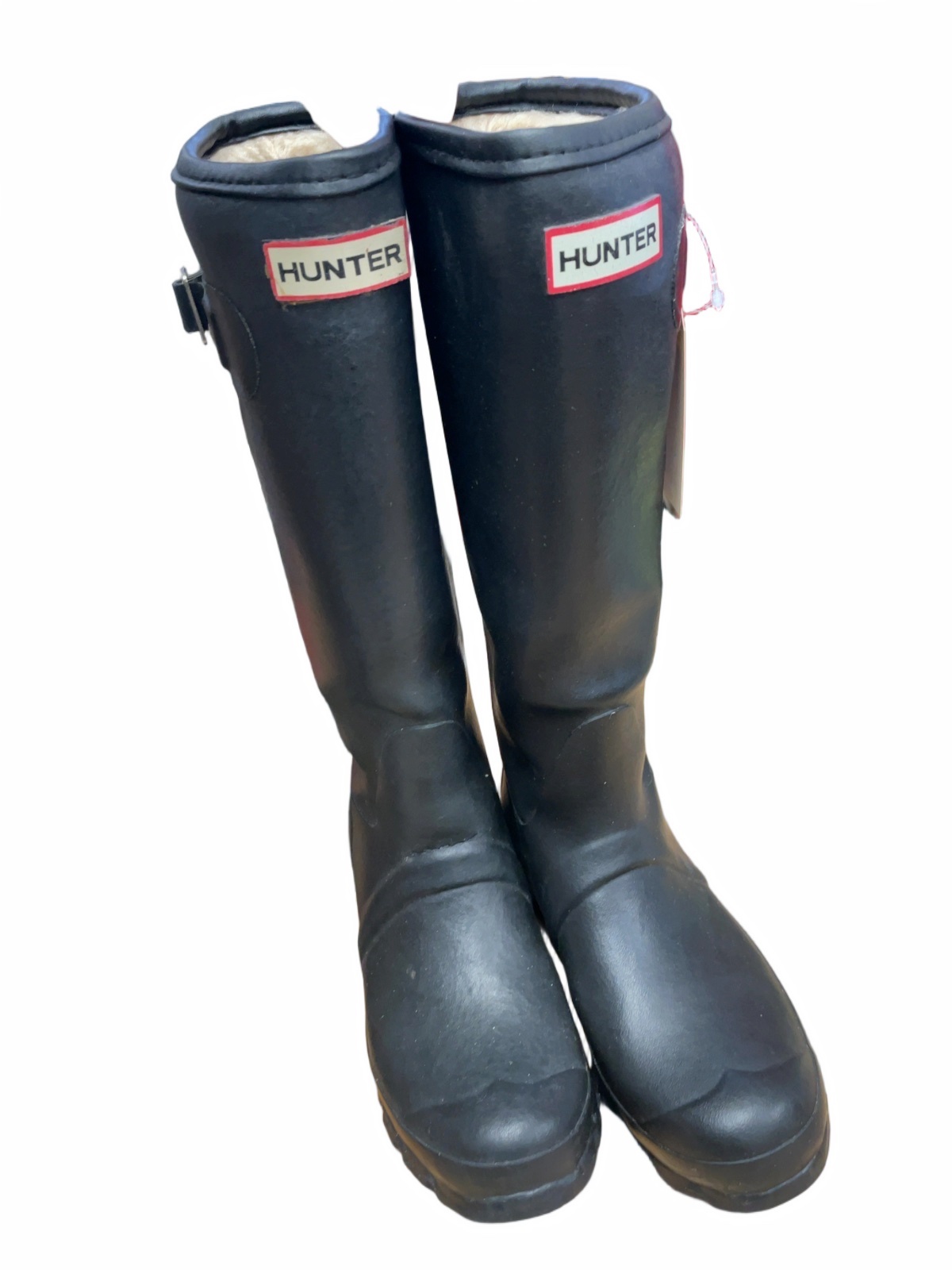 Hunter Tall Fleece-Lined Rain Boots Size 3 - image 1