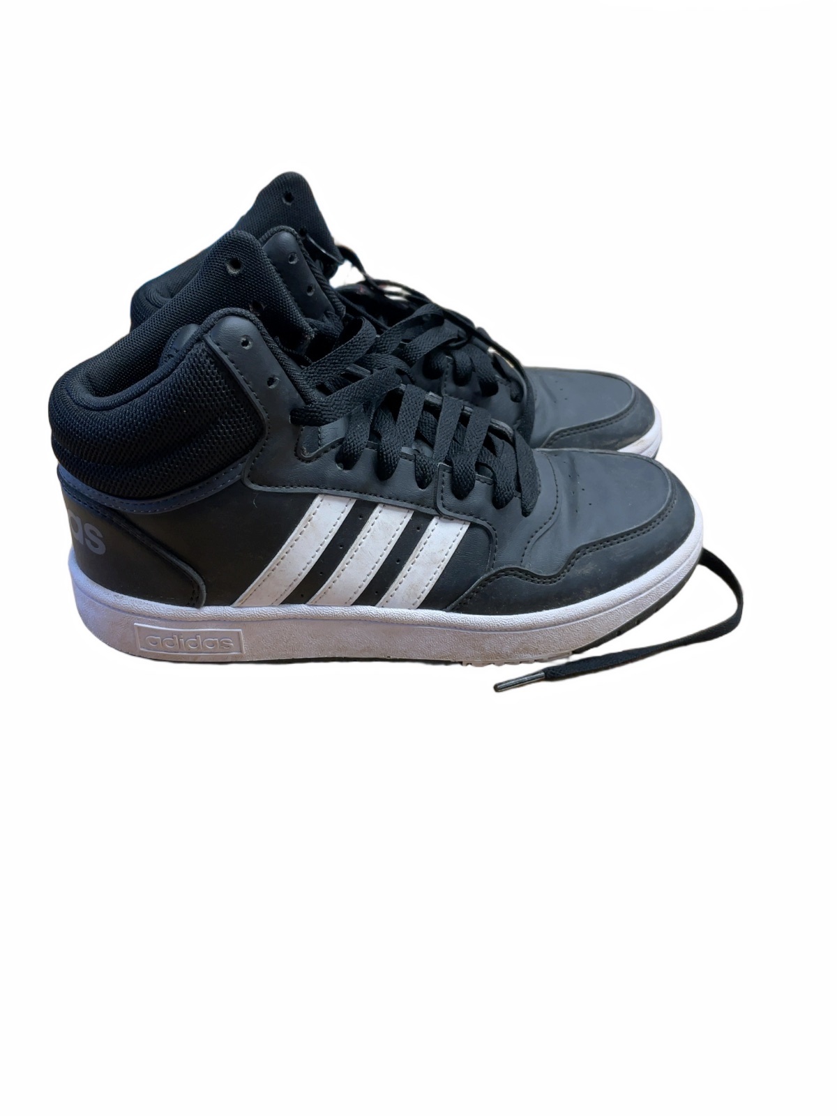 adidas Hoops Mid Size 4.5 Black/White - image 1