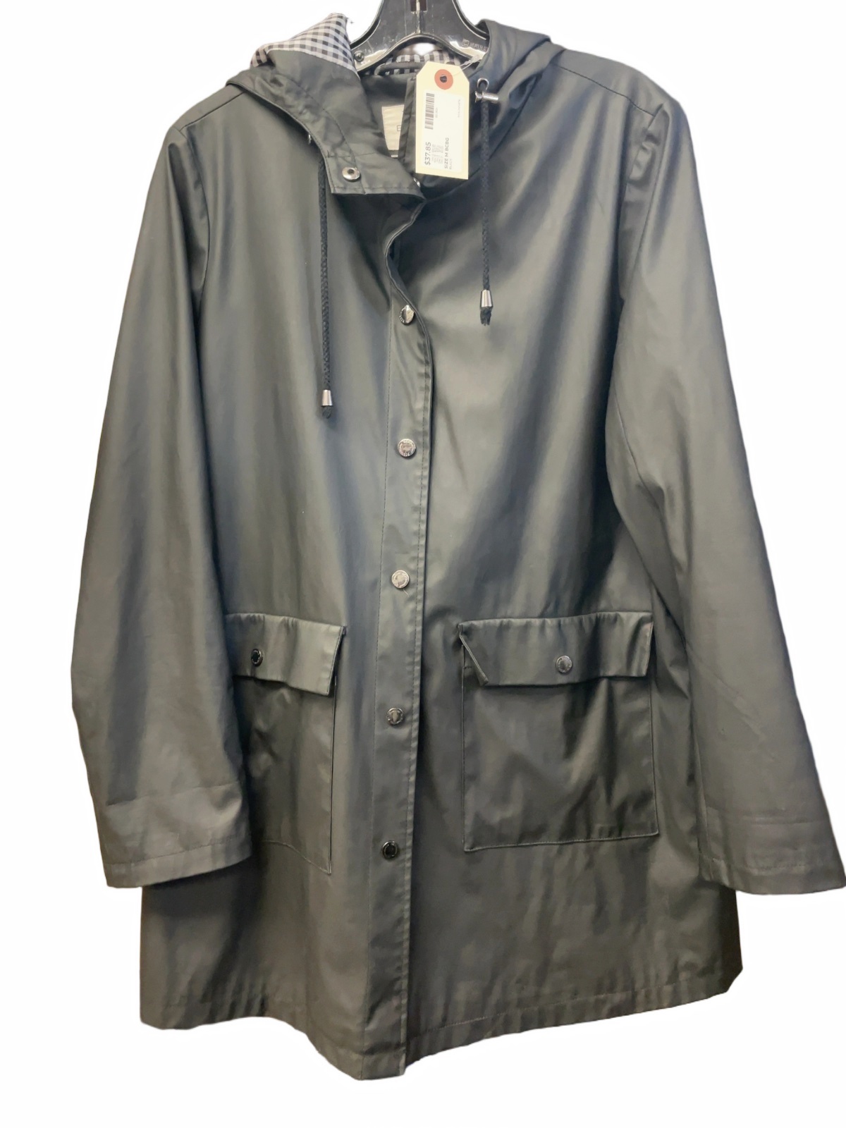 BCBGeneration Rain Jacket Size M Black - image 1
