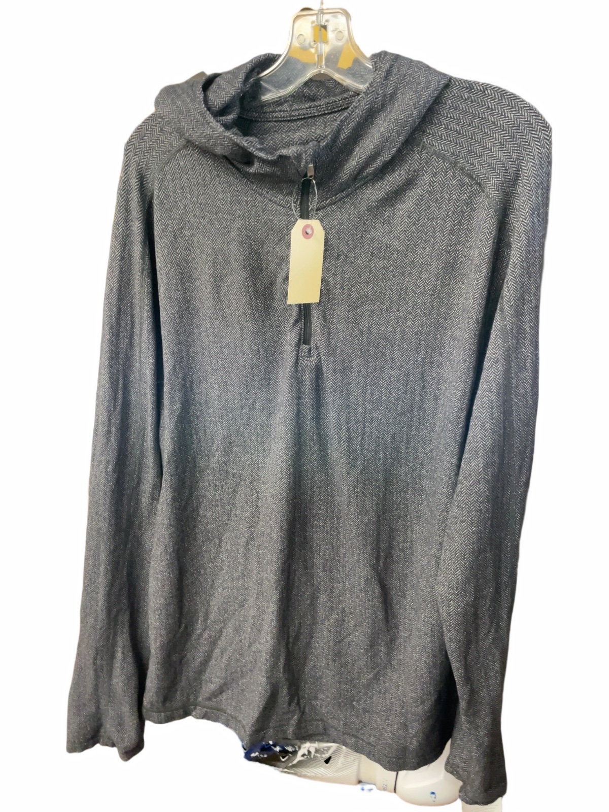 Lululemon Herringbone Quarter Zip Hoodie Size XL - image 1