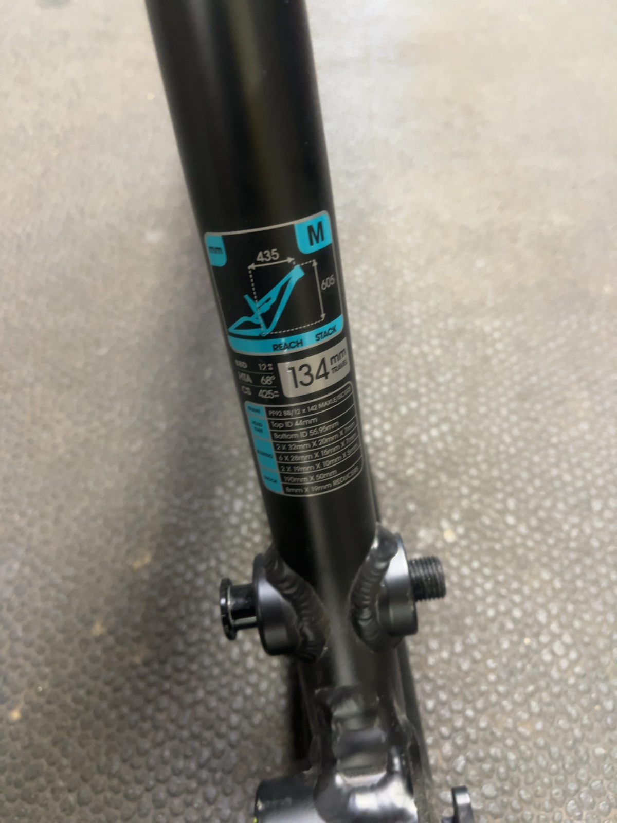 Kona Process 134 Mountain Bike Front Triangle Frame Good M