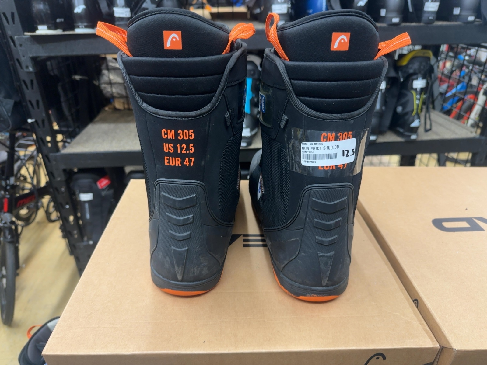 Head BOA Snowboard Boots US Men's 12.5