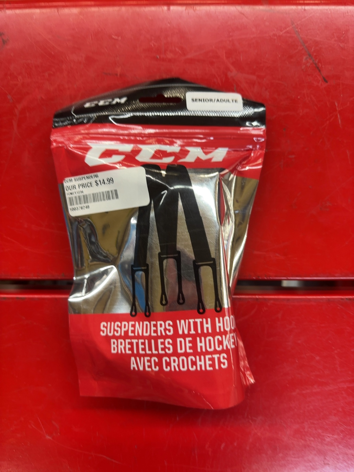 CCM Senior Hockey Suspenders With Hooks