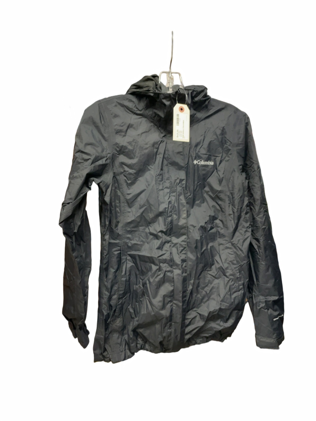 Columbia Rain Jacket Size S Black