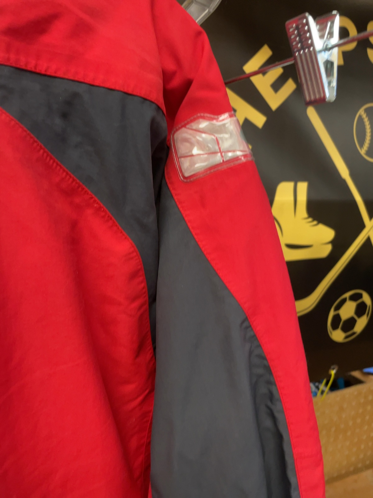 Gill Sailing Jacket Size XL Red and Charcoal