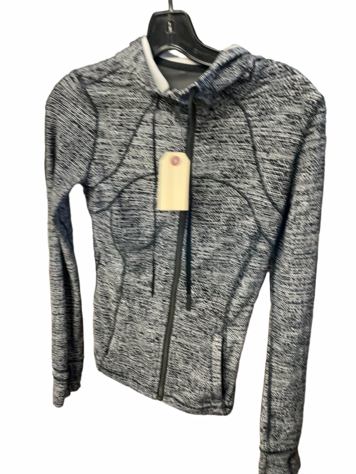 Lululemon Scuba Hoodie Size 4 Grey/Black - image 1