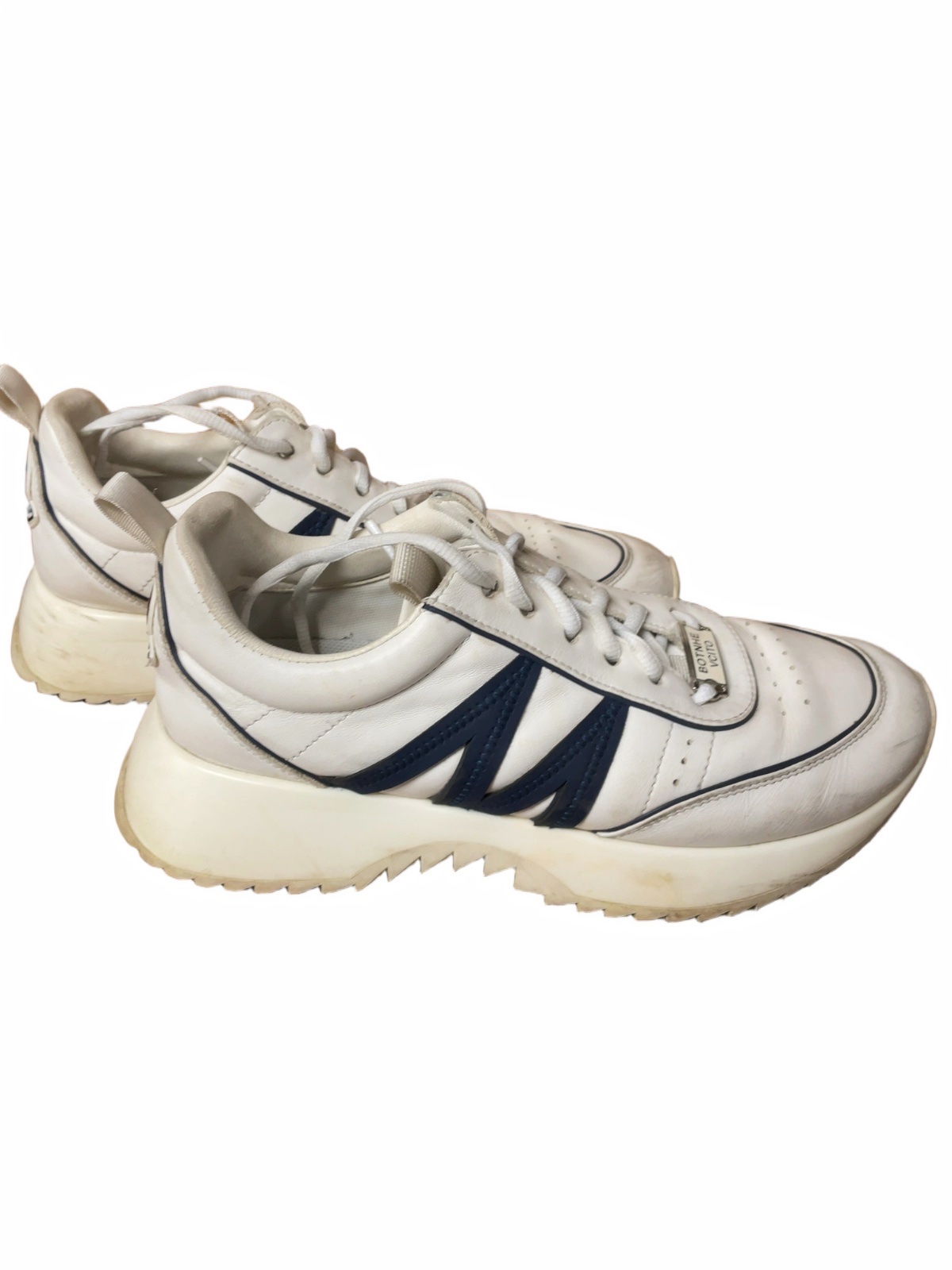 Botnhe Vcito Size 10 Platform Sneakers Cream/Navy