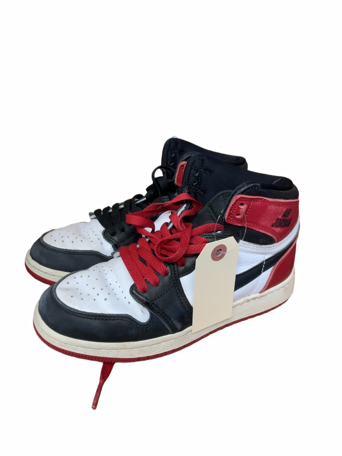 Nike Air Jordan 1 Retro High Size 4.5 Black Toe