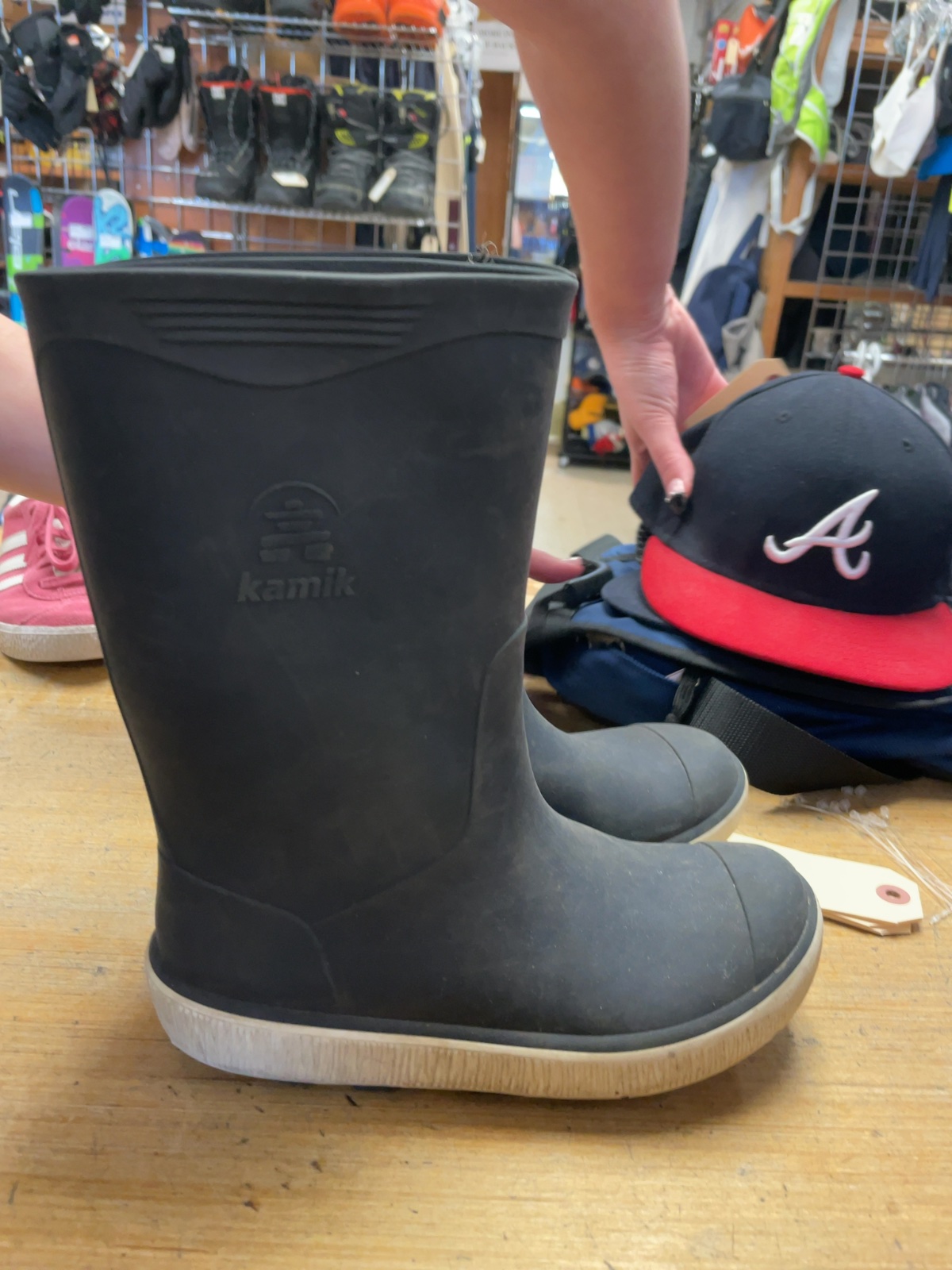Kamik Rain Boots Size 3 Navy