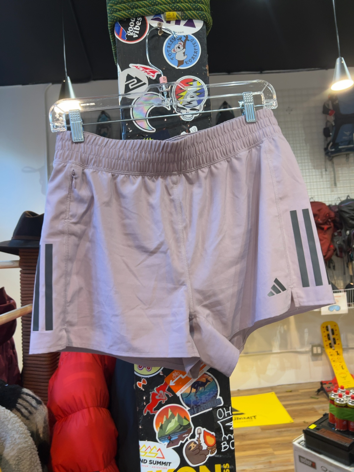 Adidas Running Shorts Lilac Good S