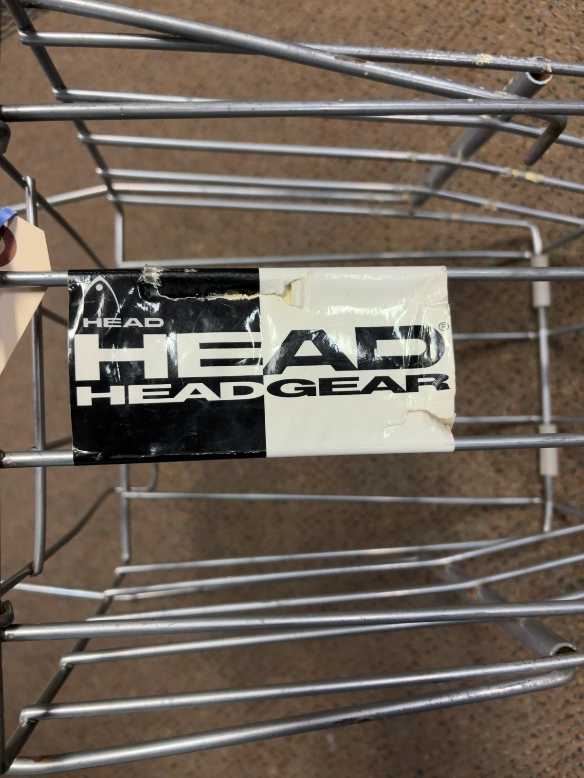 Head Tennis Ball Hopper Basket Grey