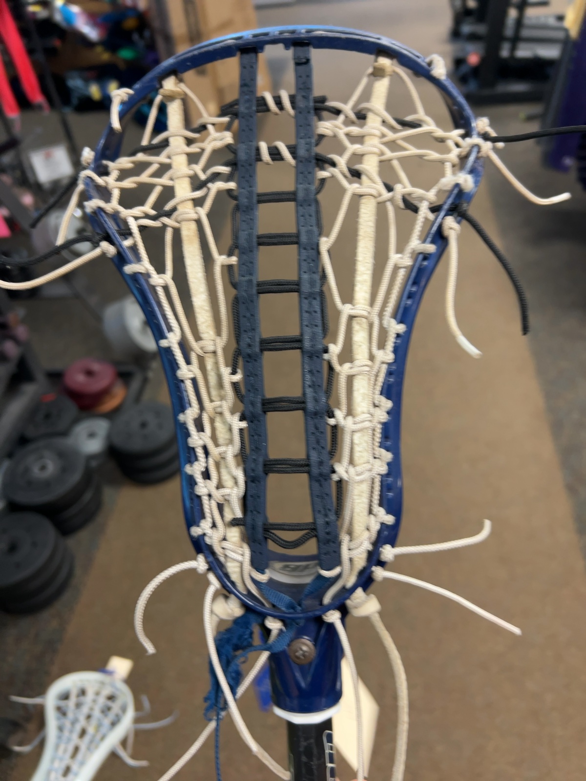 deBeer Women's Lacrosse Stick Complete 29" Blue/Black Good