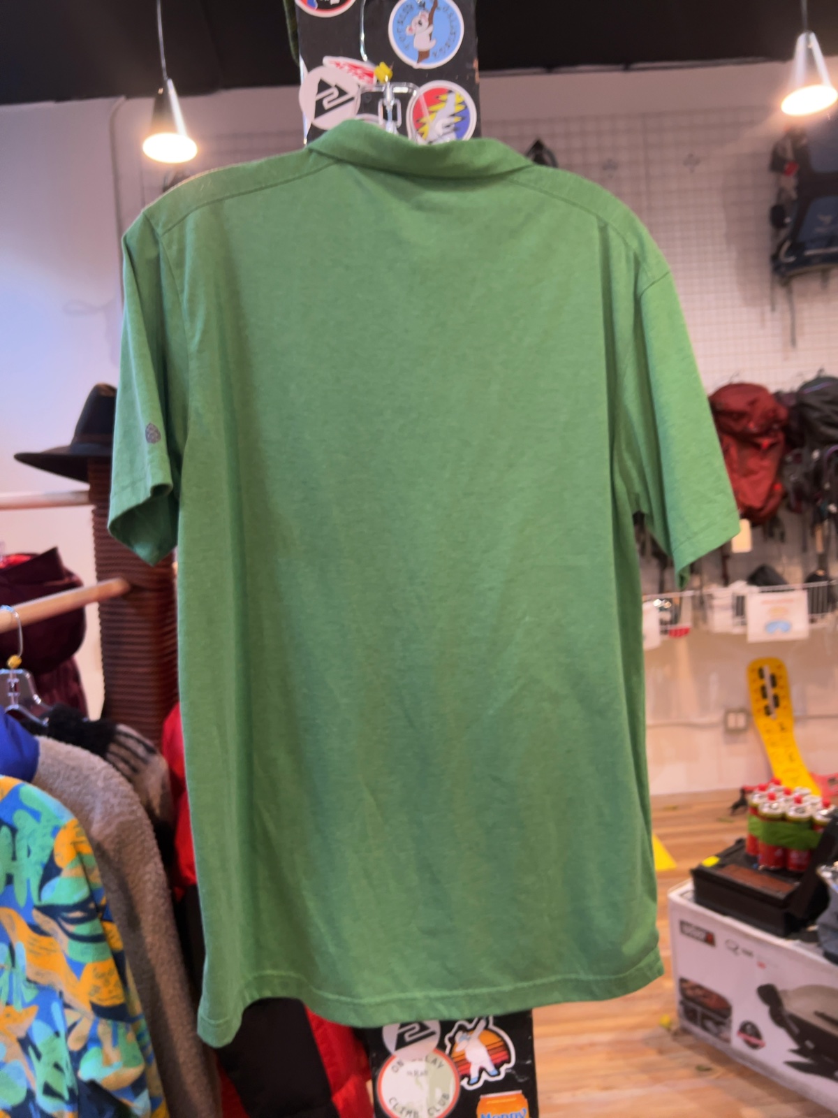 Stio Short-Sleeve Polo Shirt Green Good M