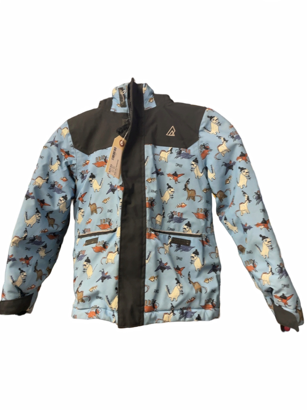 Ripzone Dinosaur Print Ski Jacket Size 6