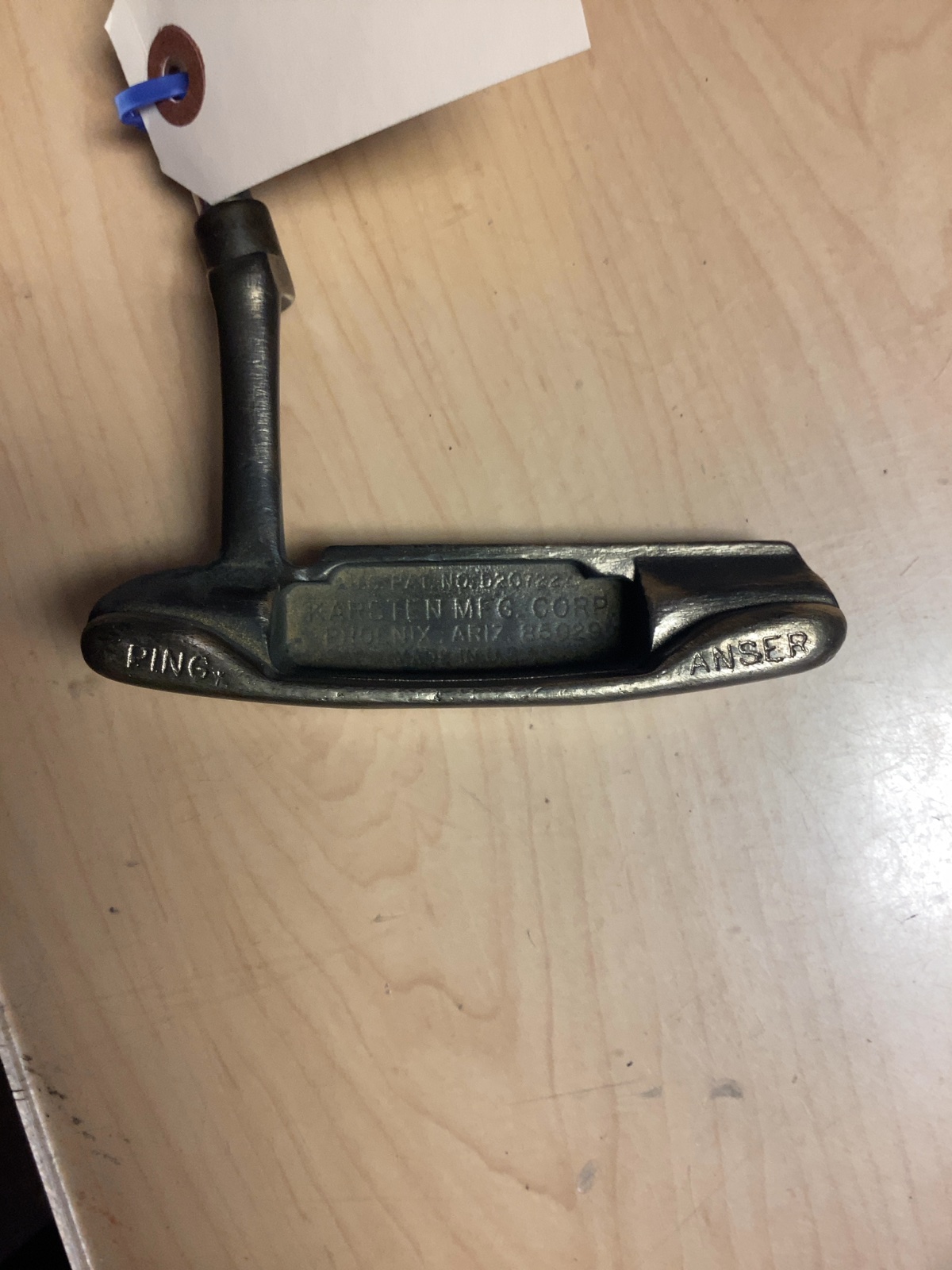 Ping Anser Bronze Putter Right Handed Steel Shaft Good - image 1
