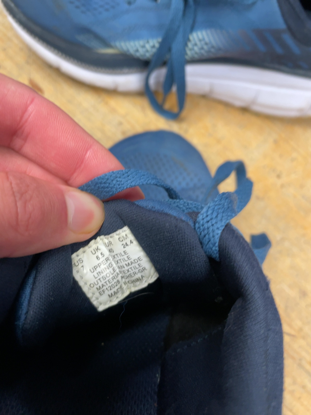 RBX Running Shoes Size 7 US Blue