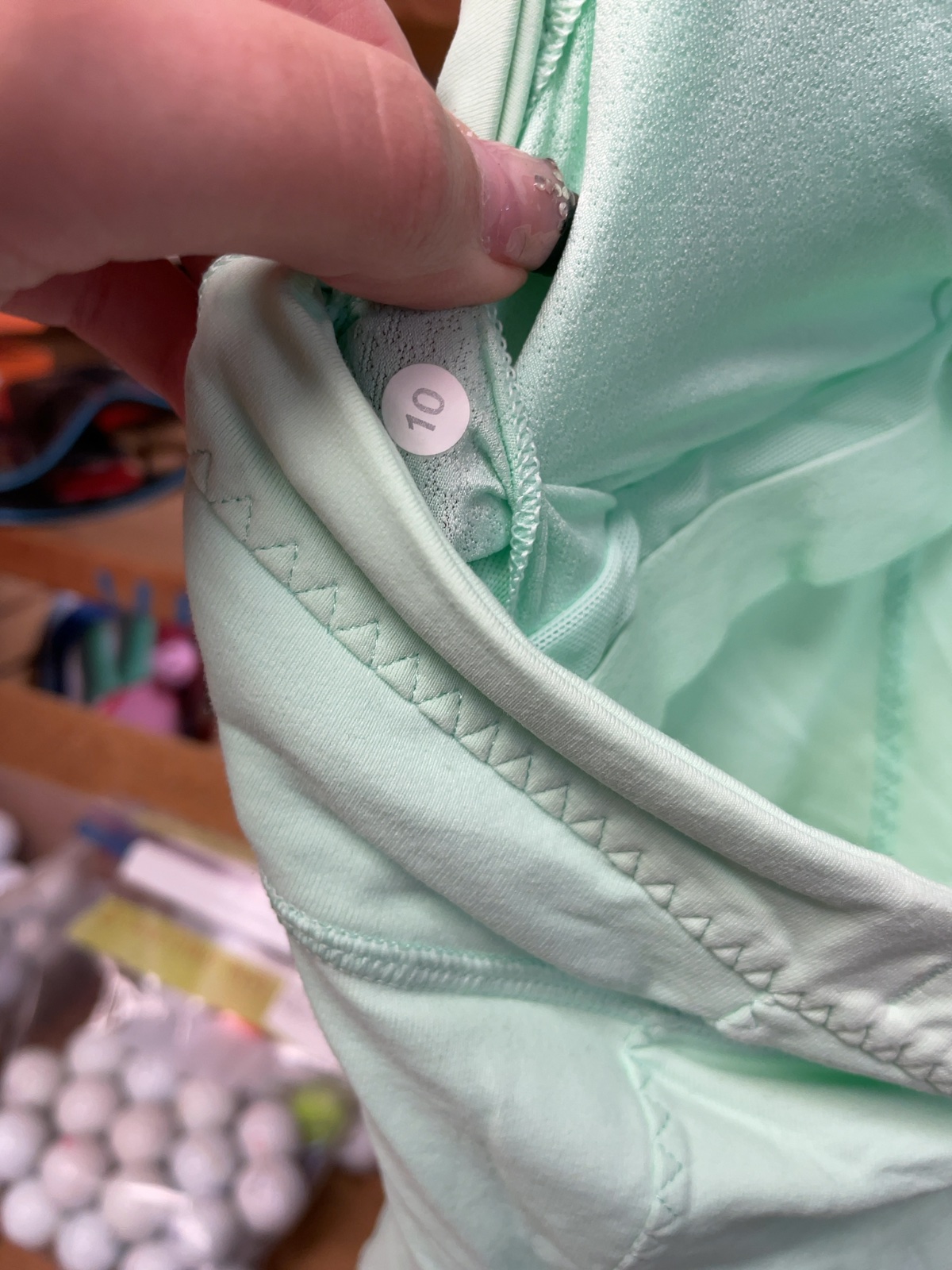 Lululemon Size 10 Halter Yoga Tank Top Light Green