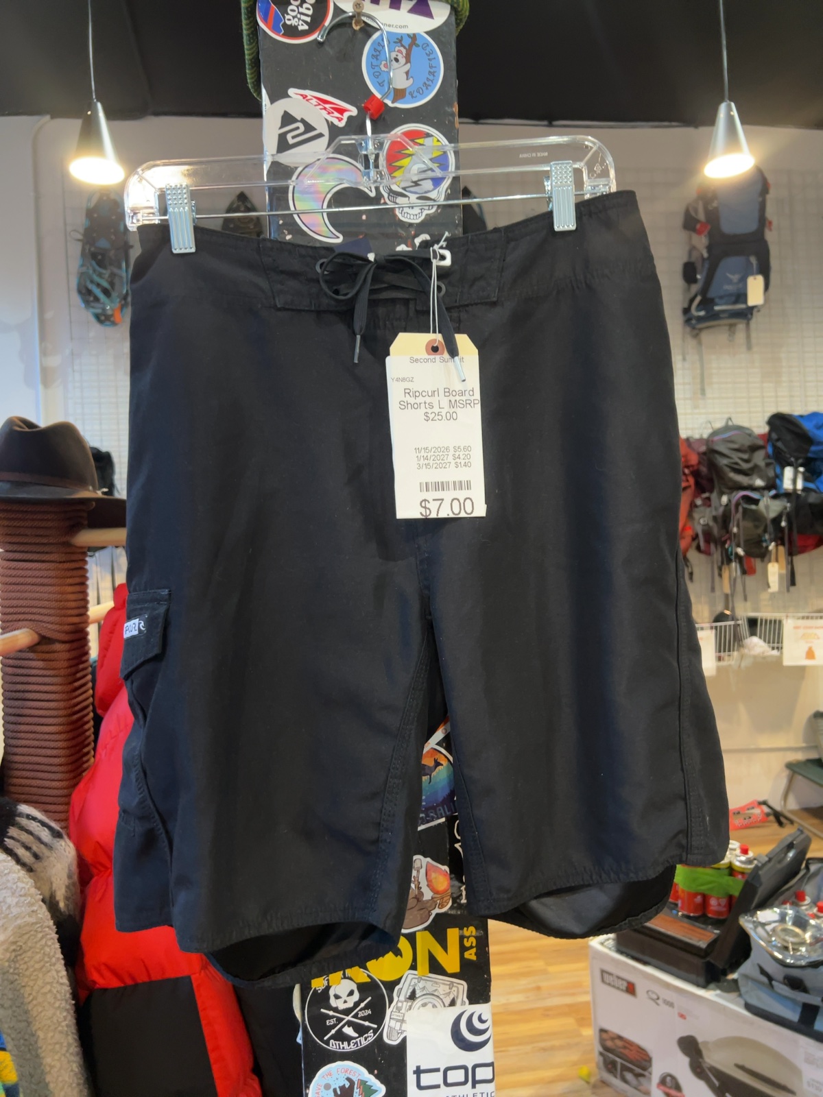Rip Curl Board Shorts Black Good L