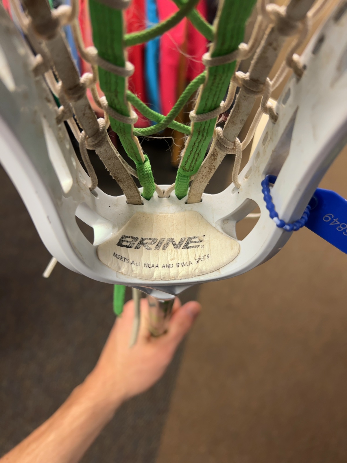 Brine Allure Women's Complete Lacrosse Stick Good White/Green