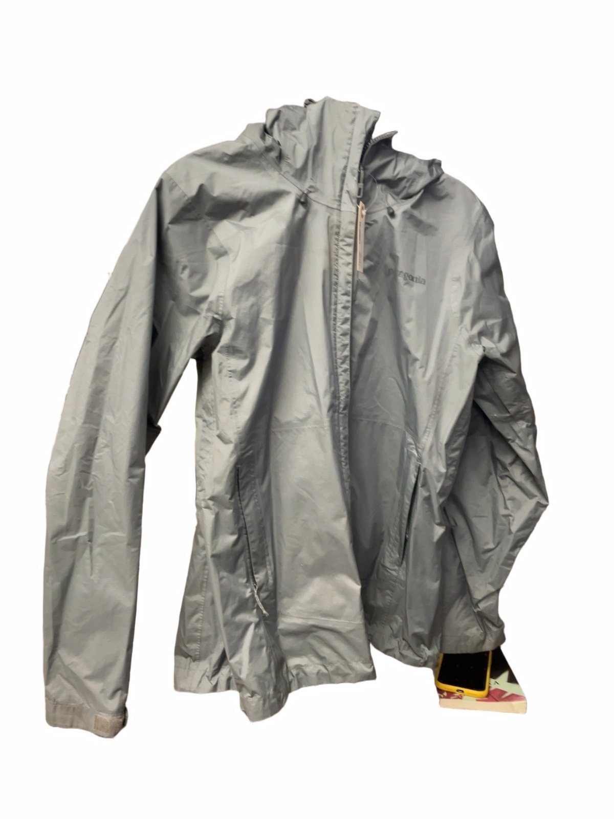 Patagonia Size L Women's Rain Jacket Grey - image 1