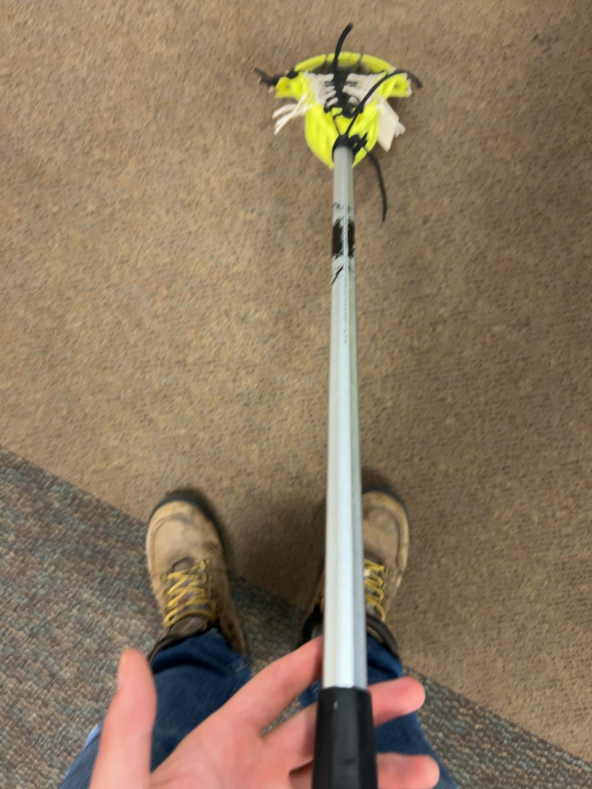 Nike Women's Complete Lacrosse Stick Yellow Head Silver Shaft 26" Good