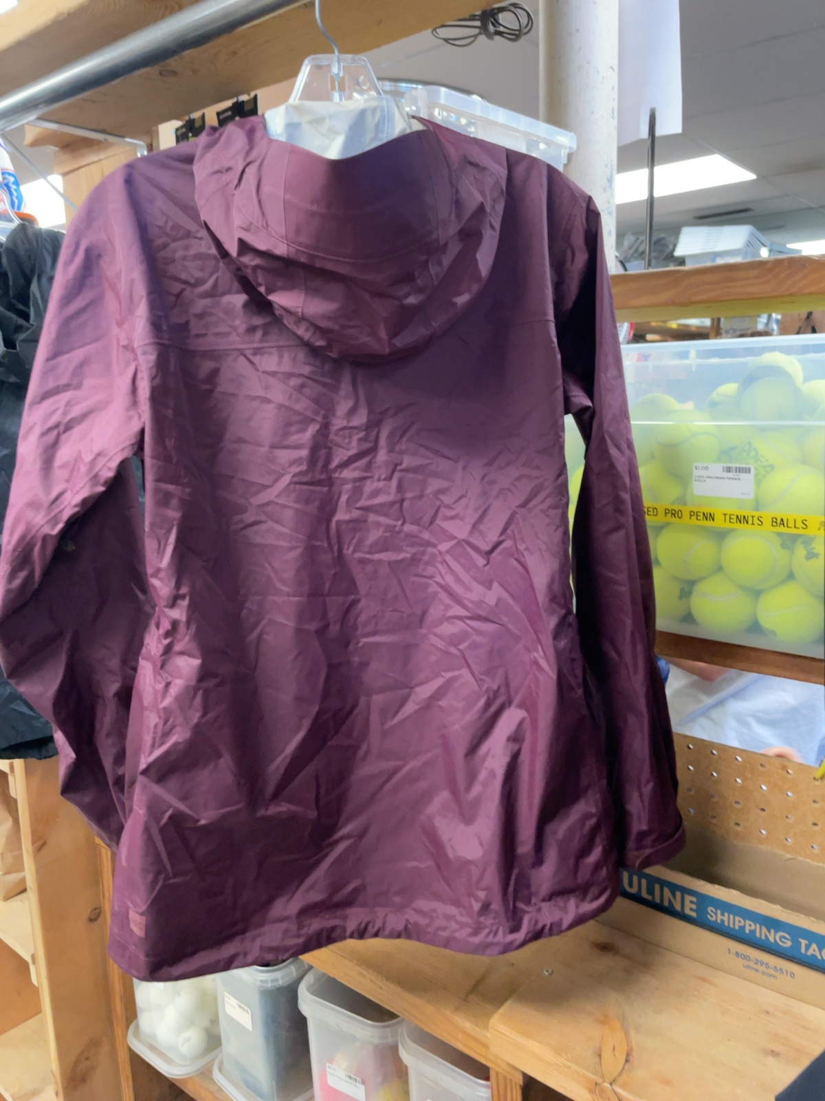 MEC Rain Jacket Size Small Purple