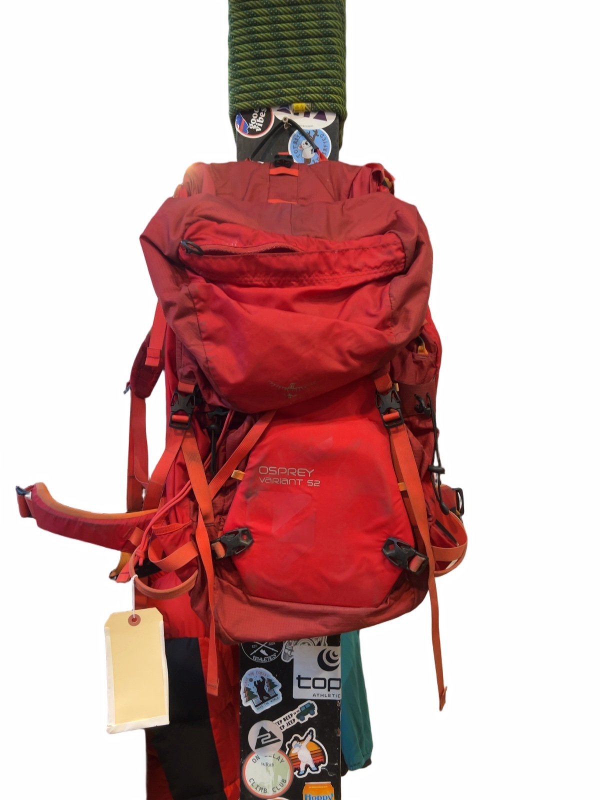 Osprey Variant 52 Climbing Backpack Red Good M