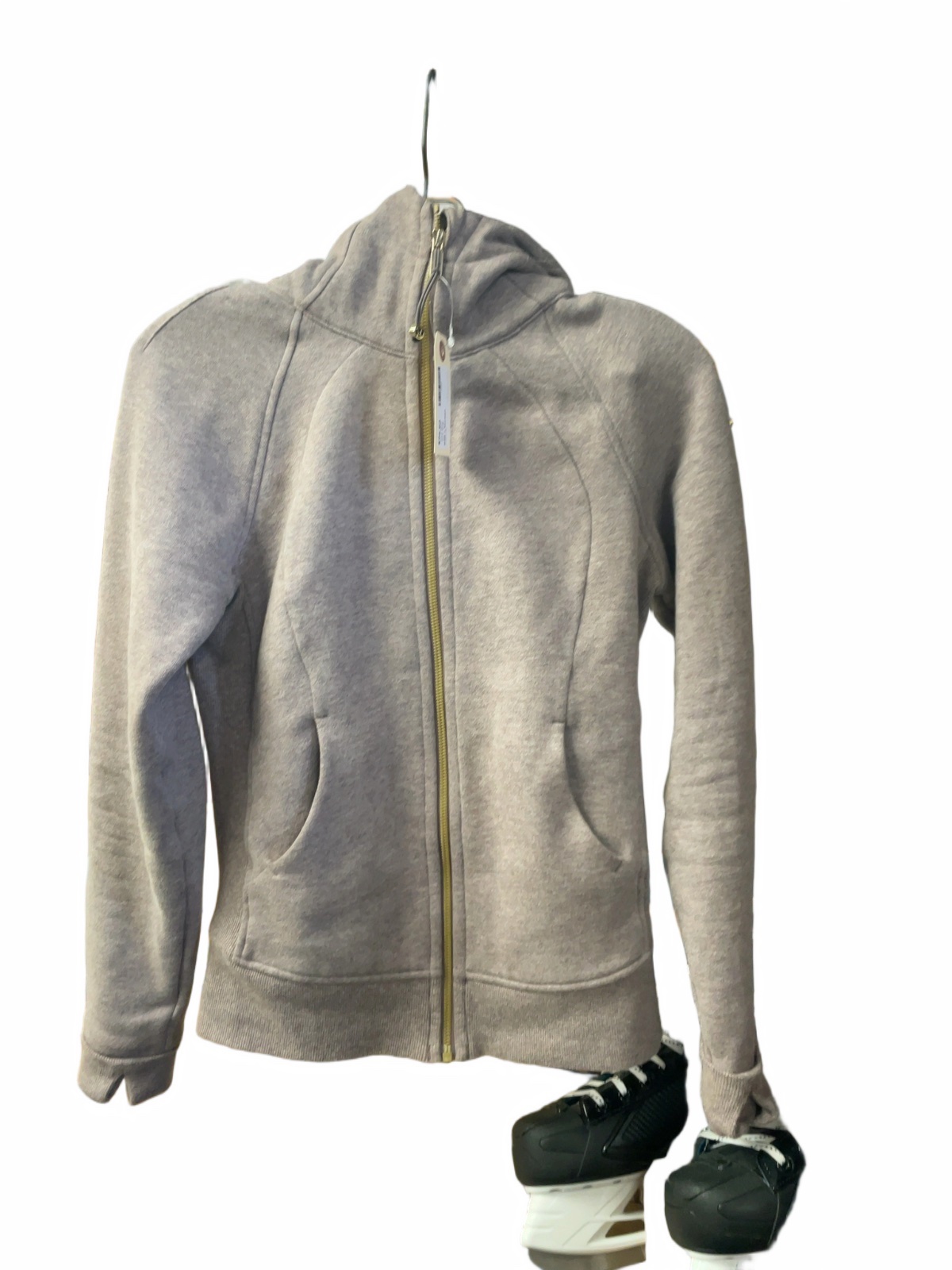 lululemon Scuba Full Zip Hoodie Size 4 Heathered Lavender Dusky Heather - image 1