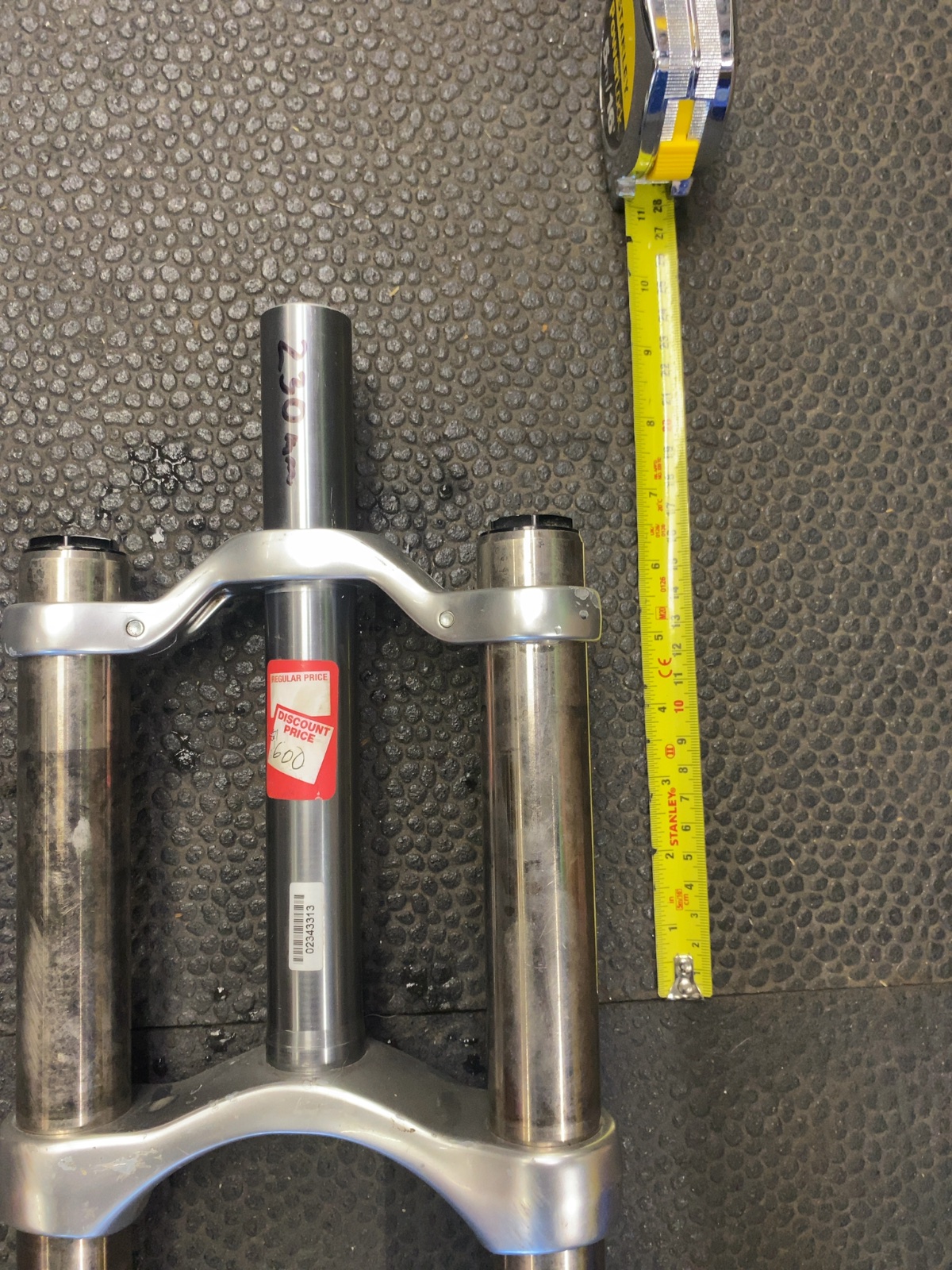 RockShox Boxxer World Cup Suspension Fork Silver Used