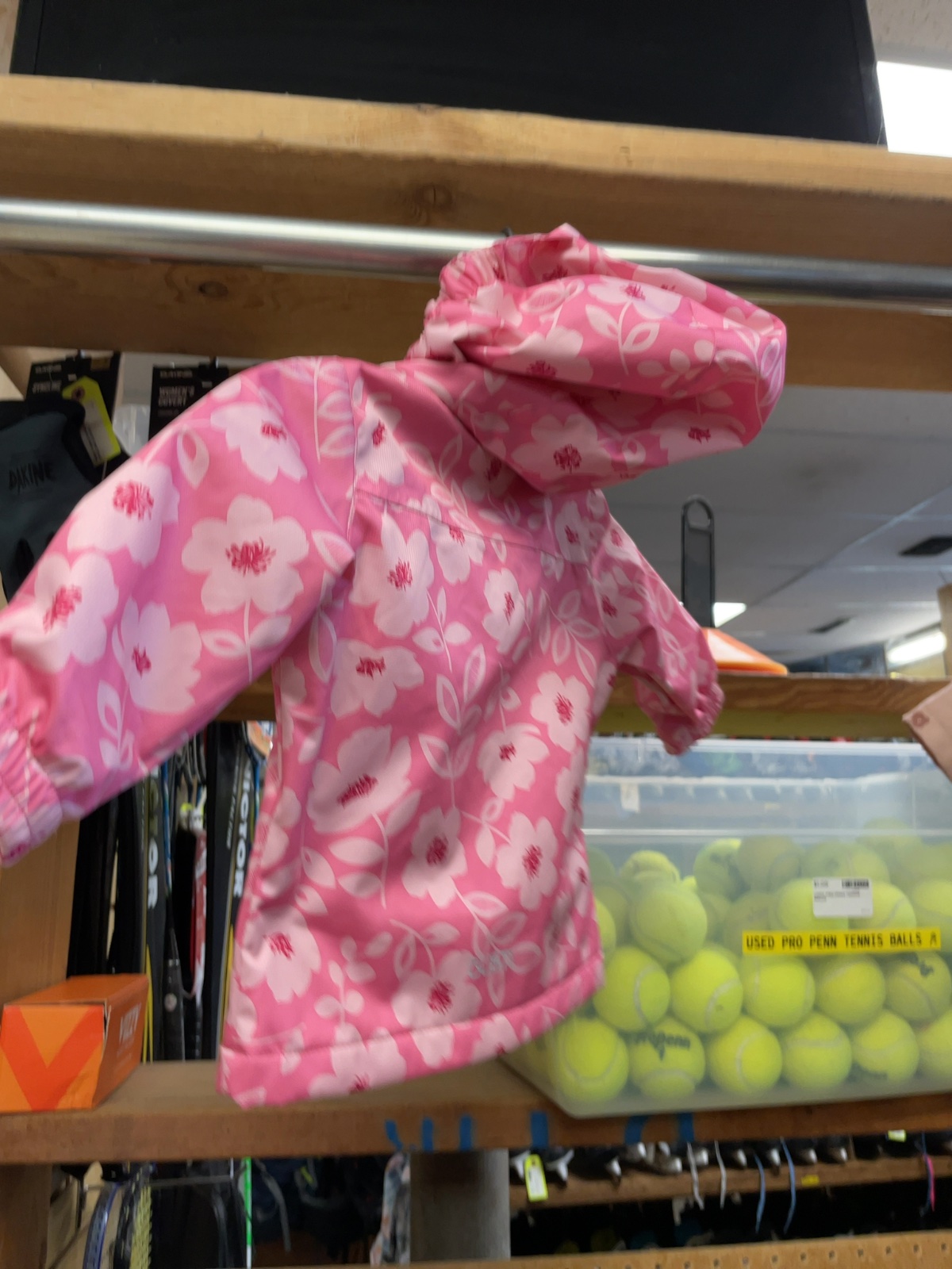 Gusti Floral Hooded Rain Jacket 18M