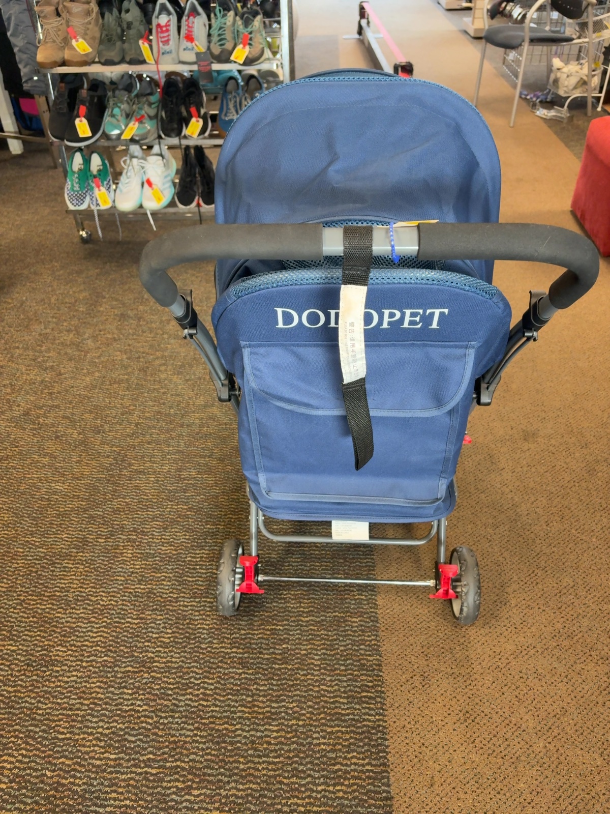 DodoPet Folding Pet Stroller Navy Good