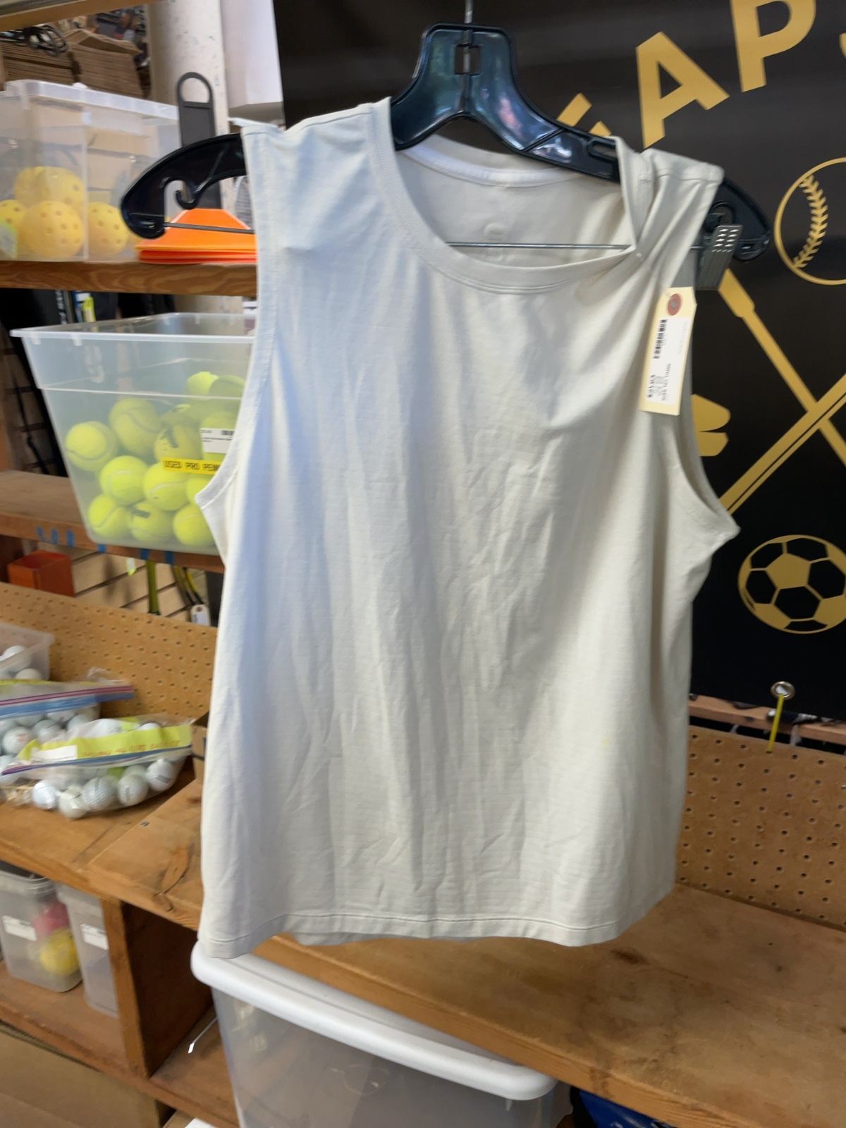 Lululemon Women's Muscle Tank Top Size 10 White