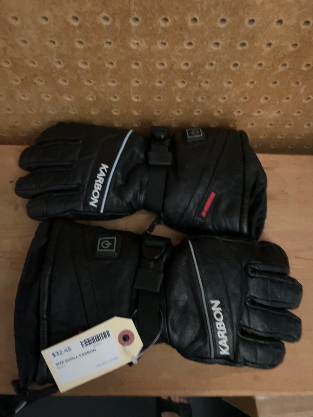 Karbon Heated Ski Gloves Size S