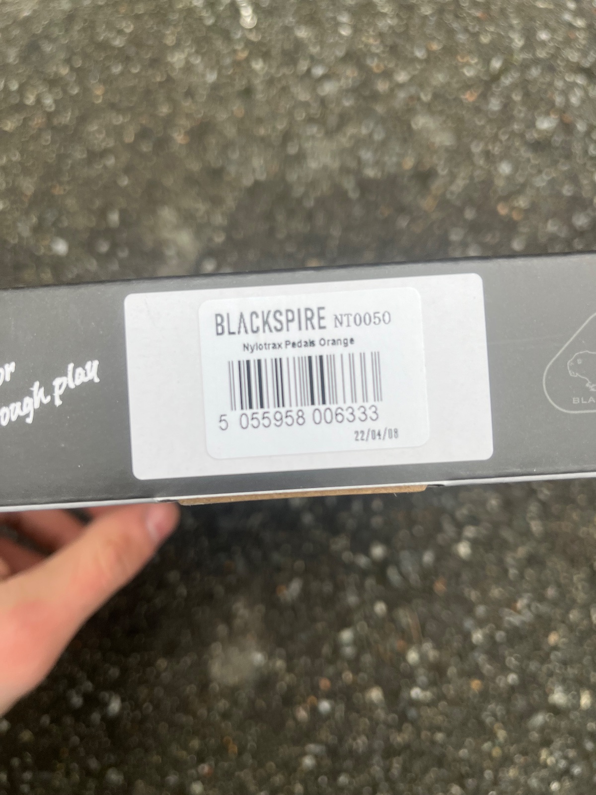 Blackspire Nylotrax Pedals Orange Flat New