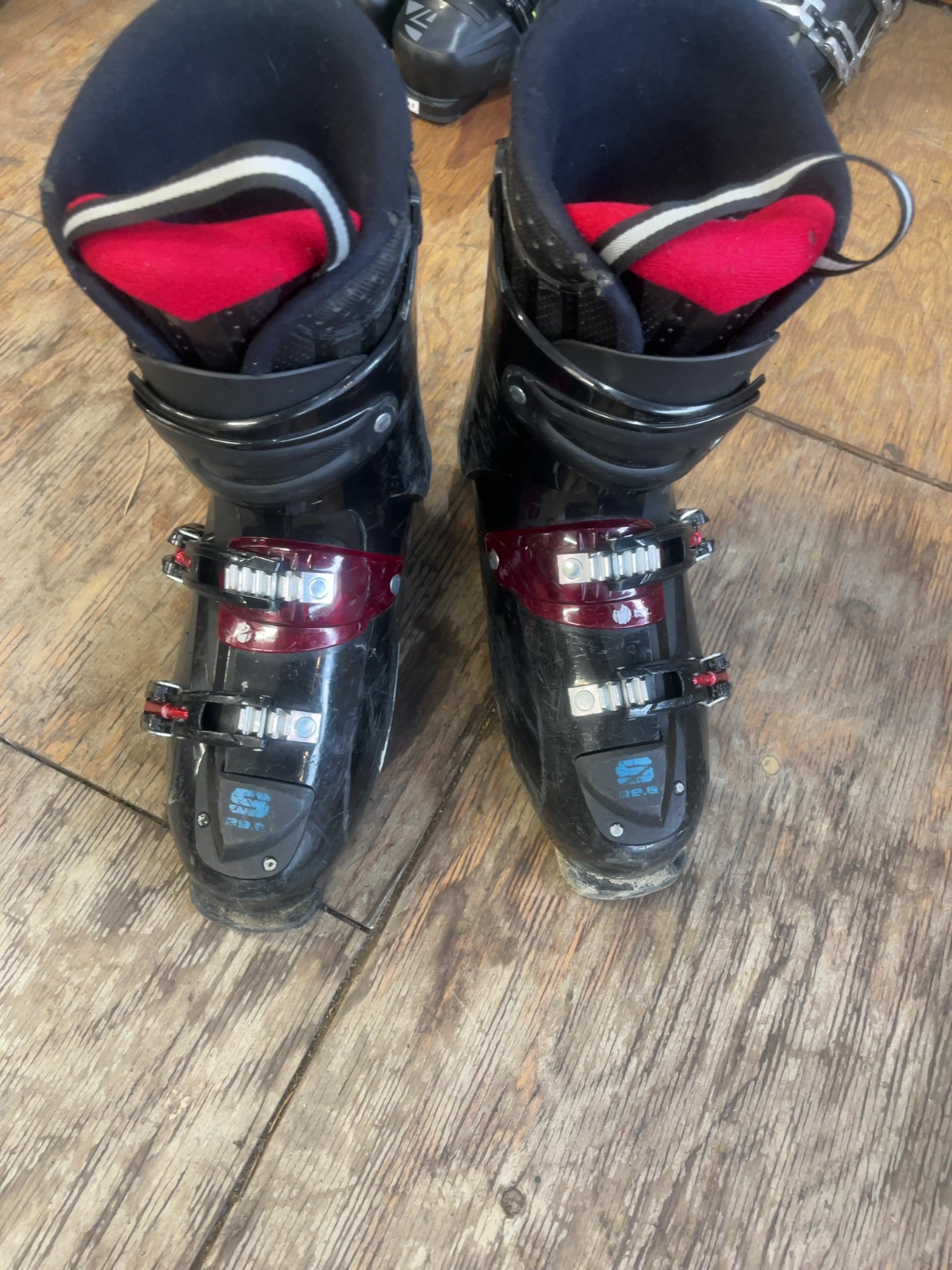 Alpina 3FX Ski Boots Size 29.5 335mm Black Good