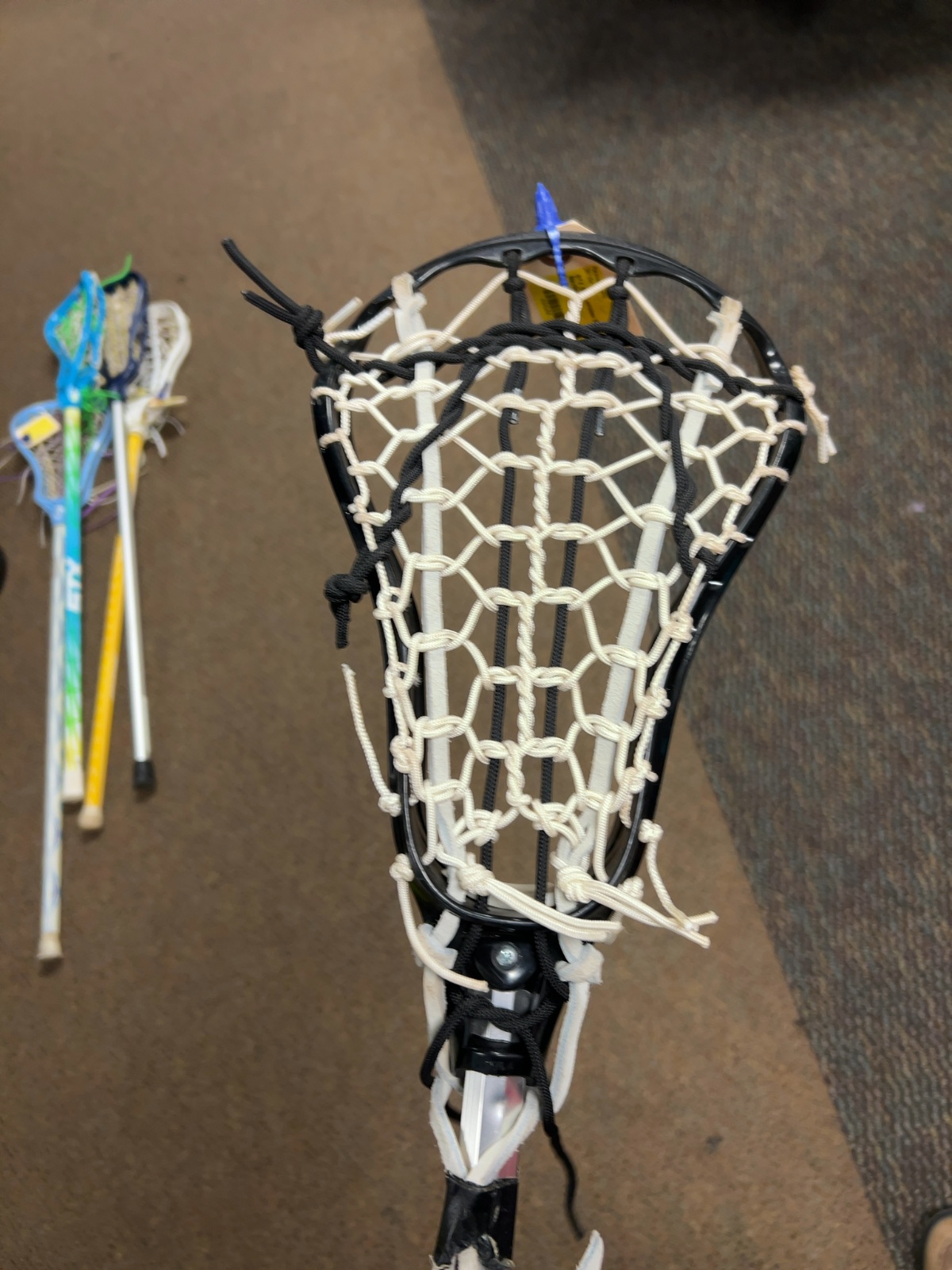 STX Lacrosse Stick Black / Silver / Purple Good
