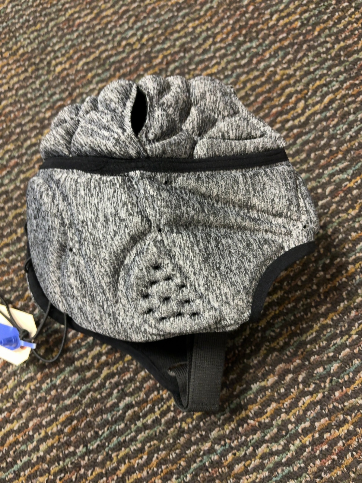 Unbranded Soft Shell Helmet Headgear Scrum Cap Grey Heather Good L