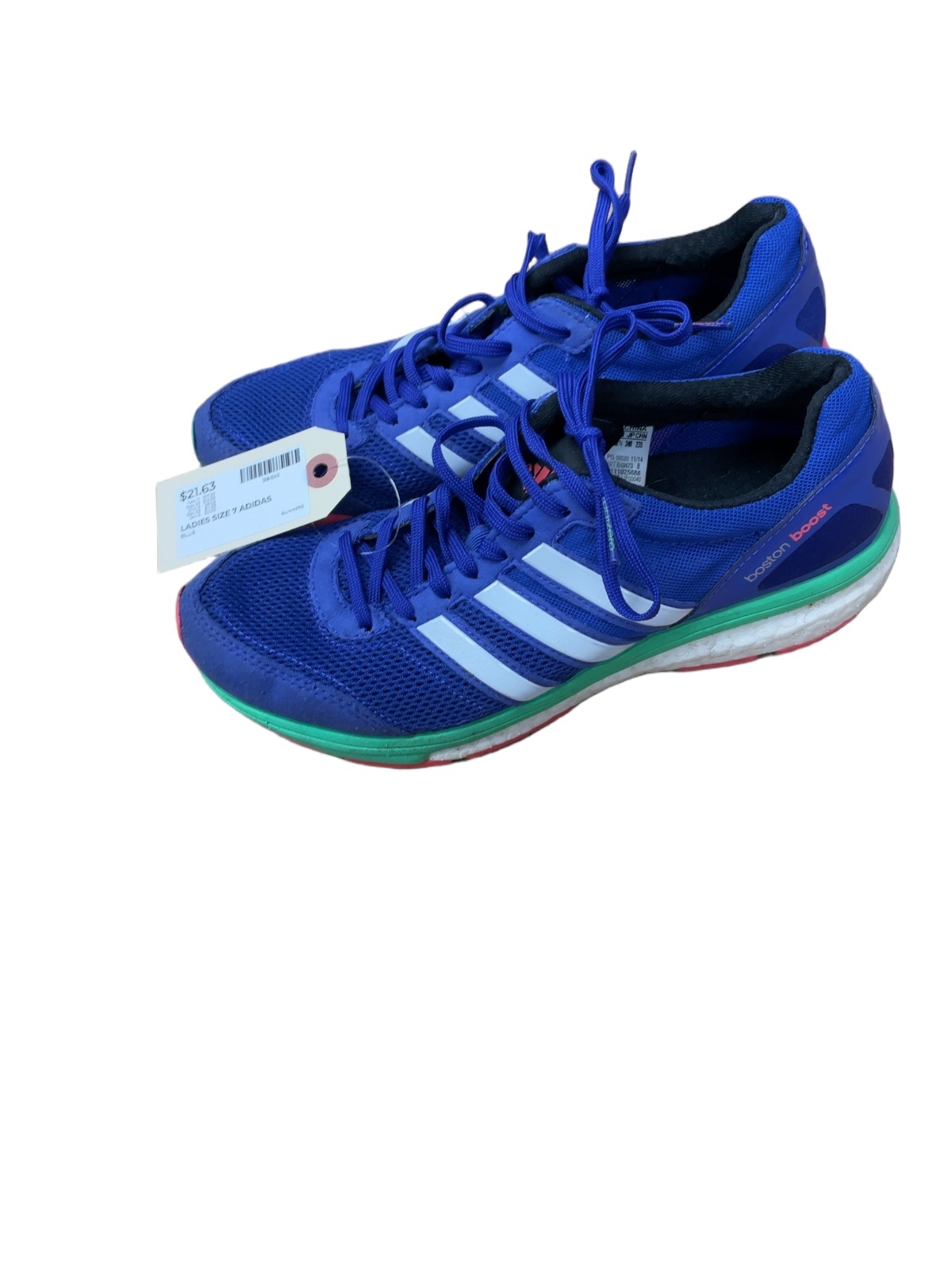 Adidas Adizero Boston Boost Size 7 US Running Shoes - image 1