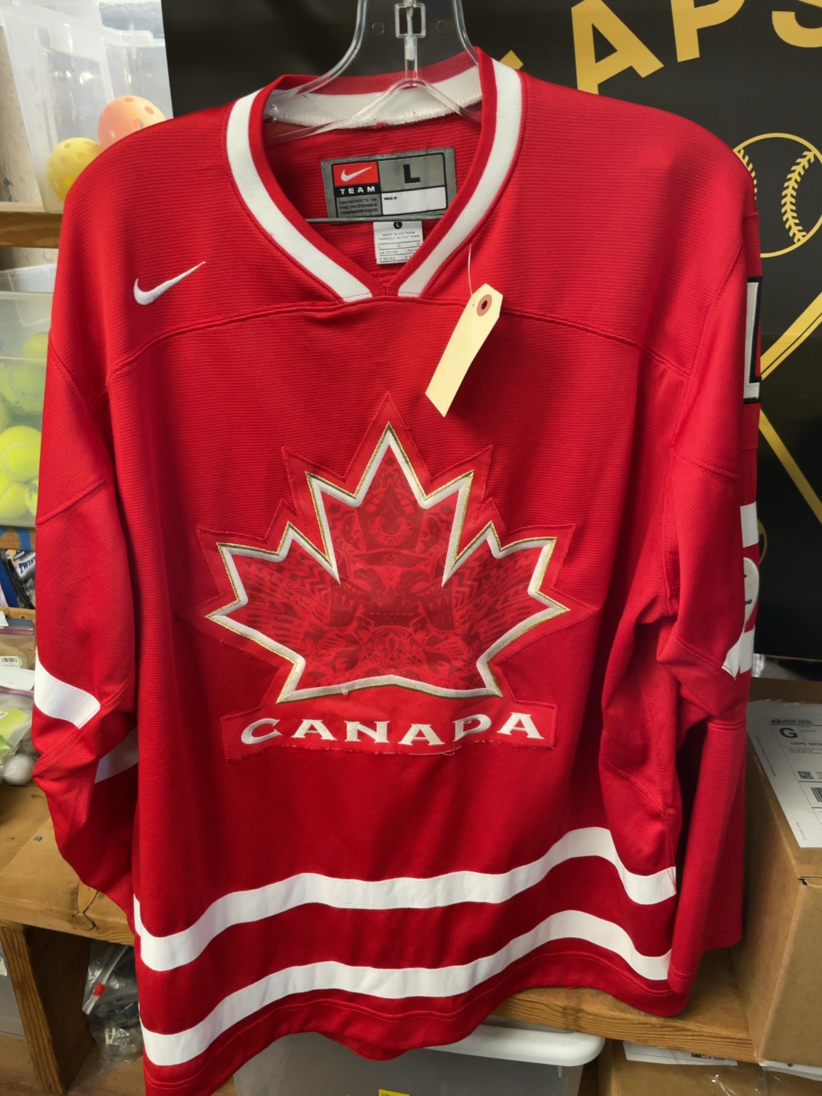 Nike Team Canada Vancouver 2010 Roberto Luongo Jersey Size L