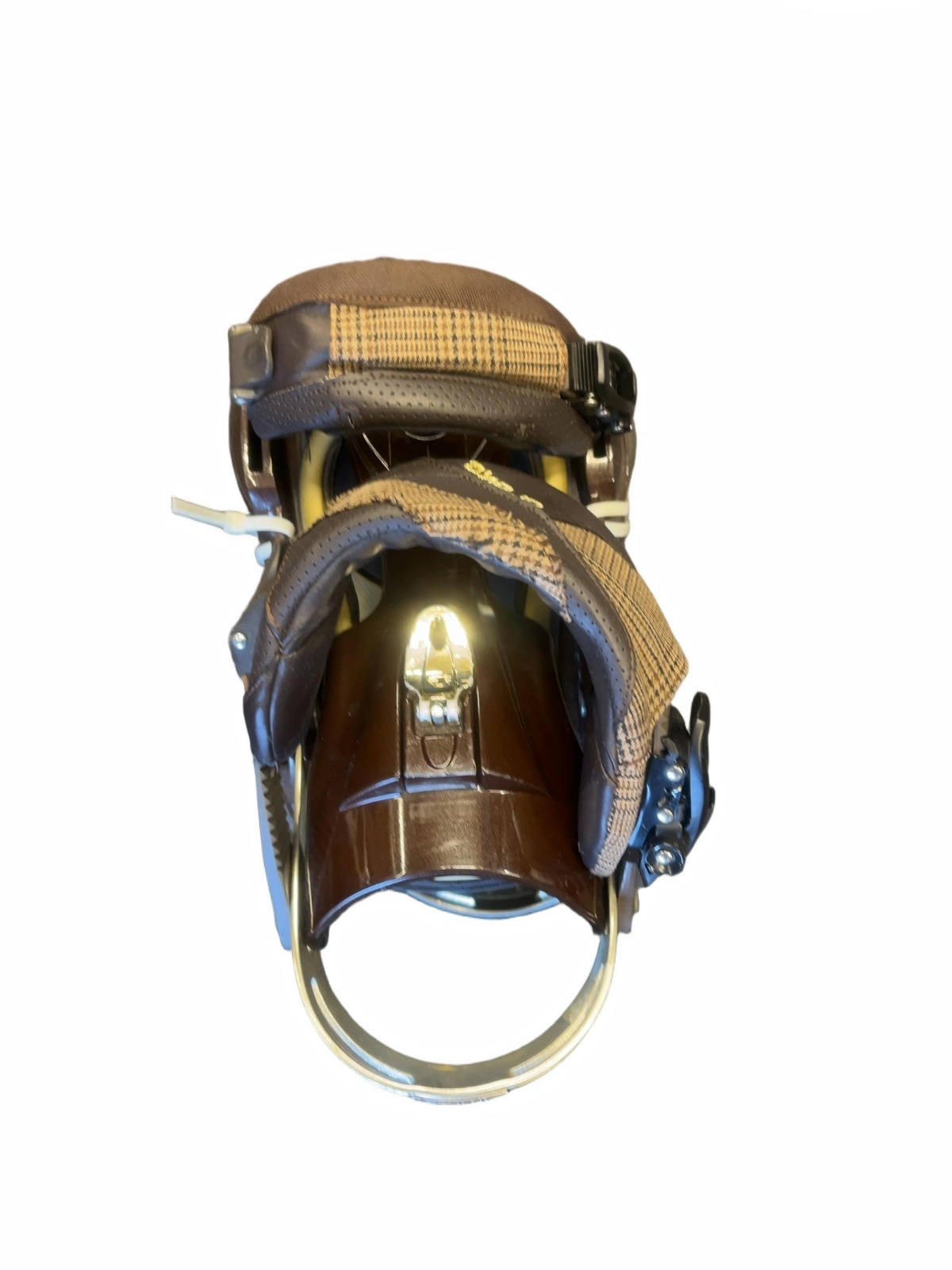 Drake Snowboard Bindings Brown Plaid Good