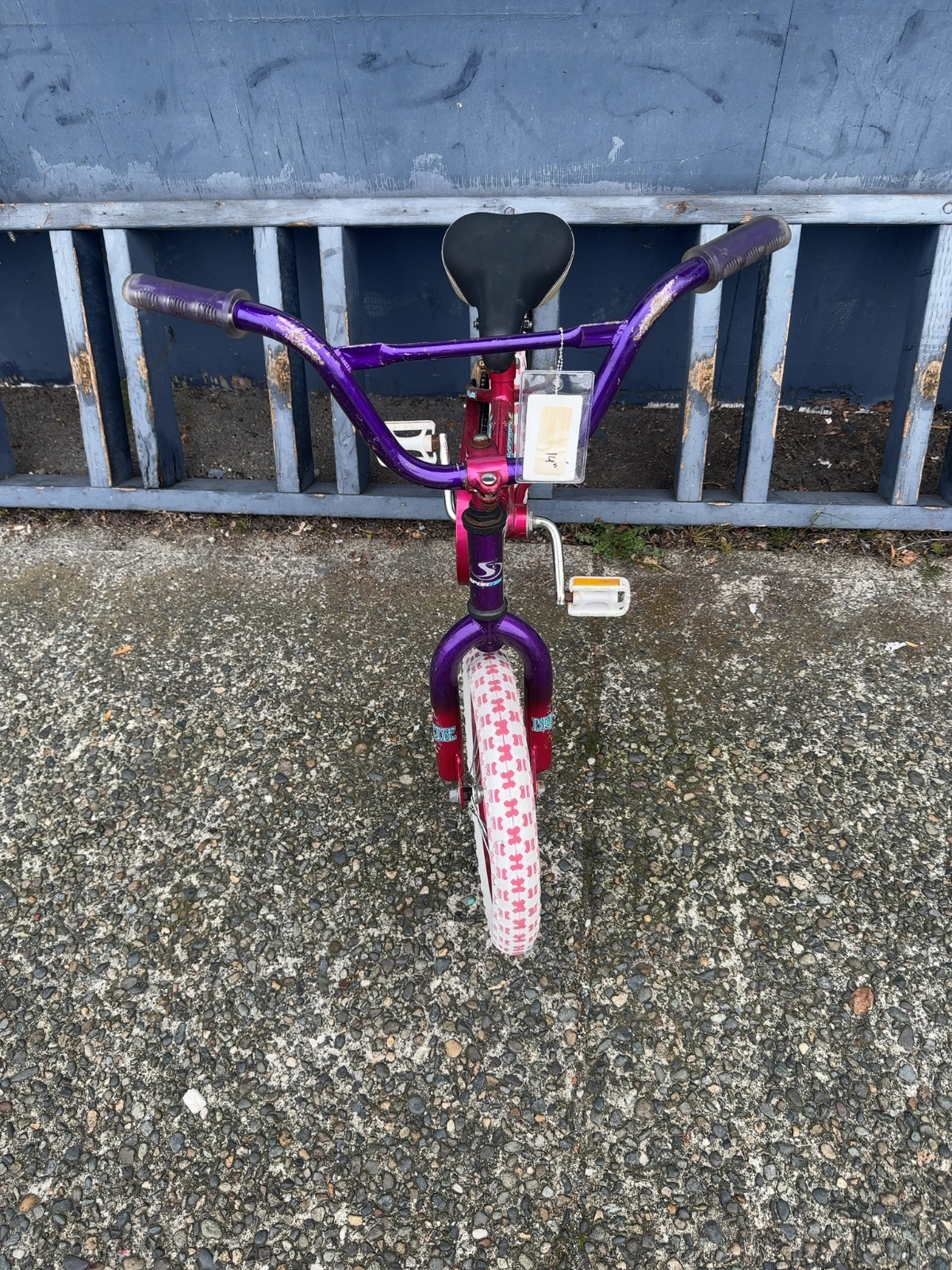 Sportek 14" Kids Bicycle - Purple / Pink