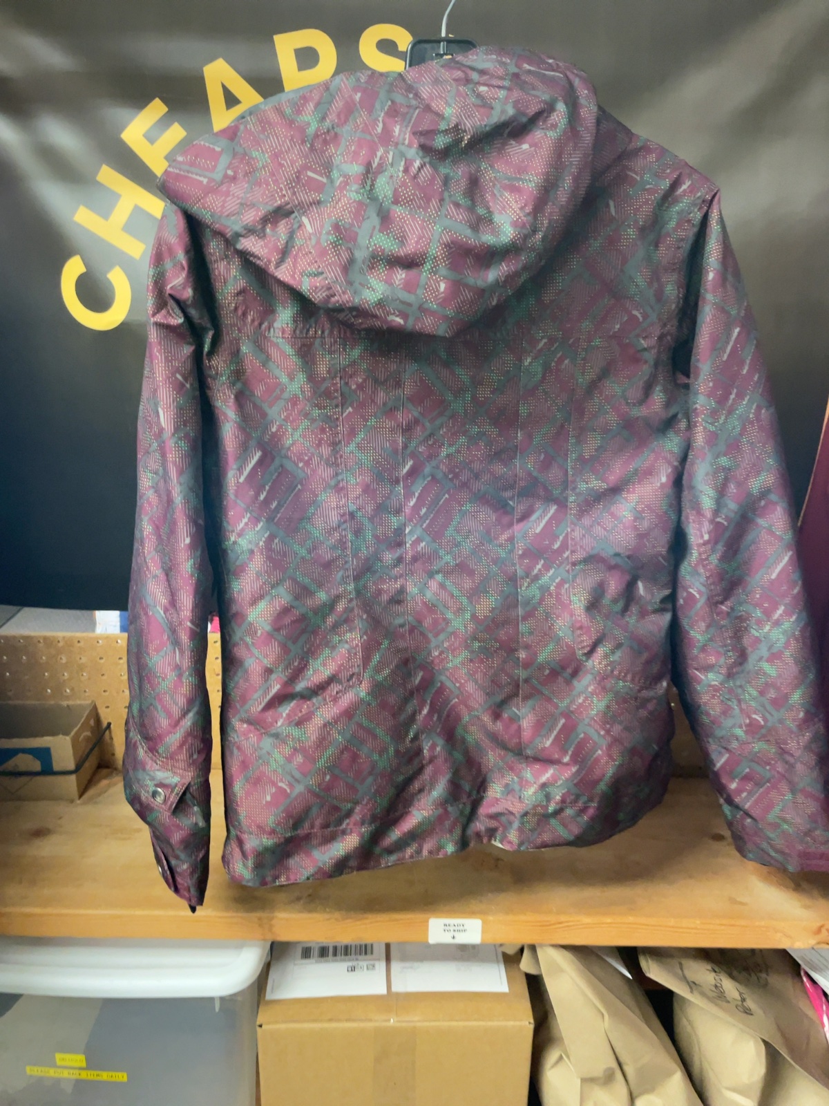Oakley Thinsulate Ski Snowboard Jacket Size S Purple