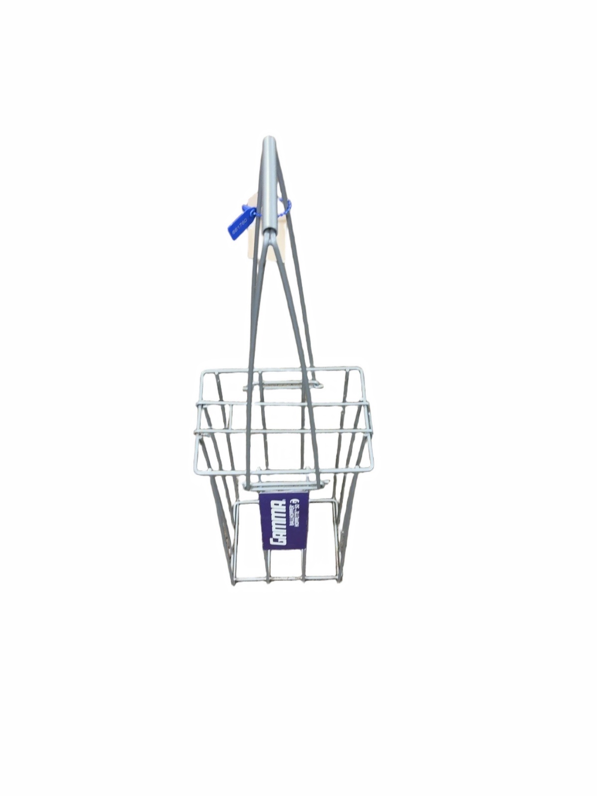 Gamma Ballhopper Hoppette 50 Tennis Ball Basket Silver Good - image 1