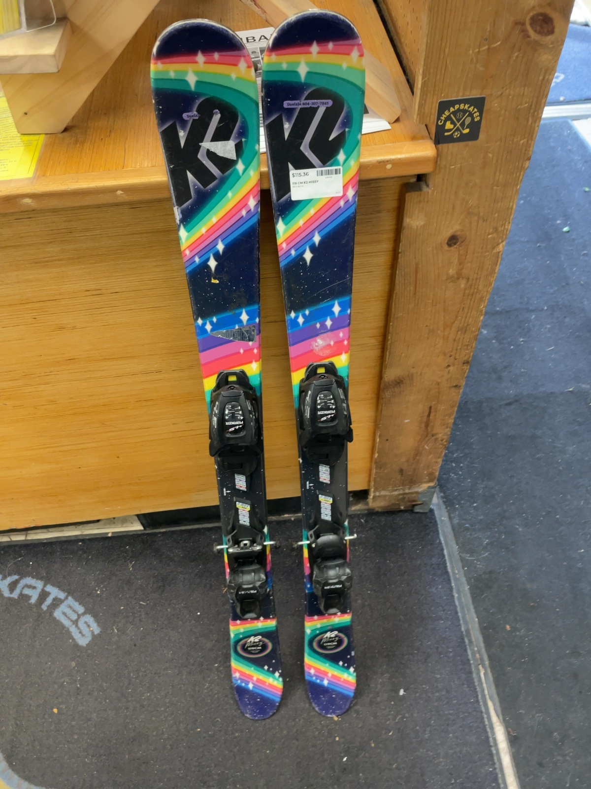 K2 Missy 119cm Skis with Marker 4.5 Bindings