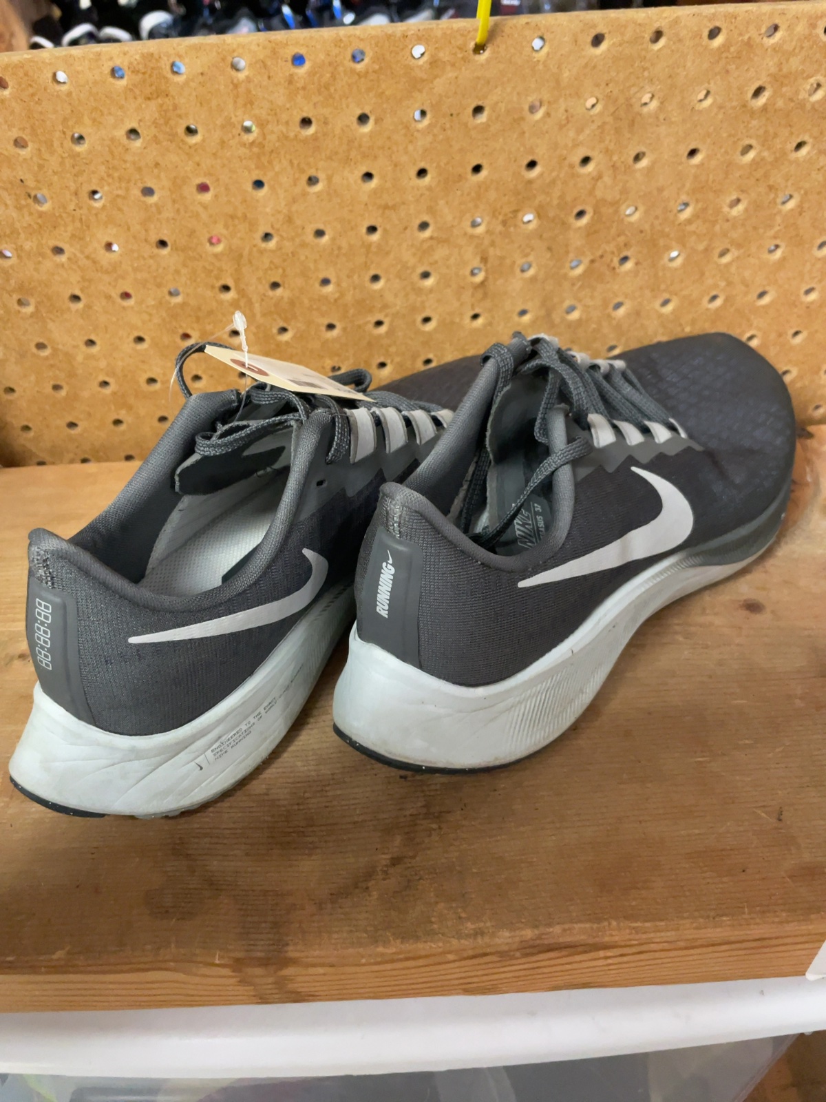 Nike Air Zoom Pegasus 37 Size 10 Grey Running Shoes
