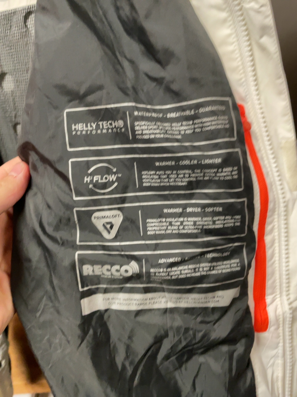 Helly Hansen ULLR H2Flow Ski Jacket Size M