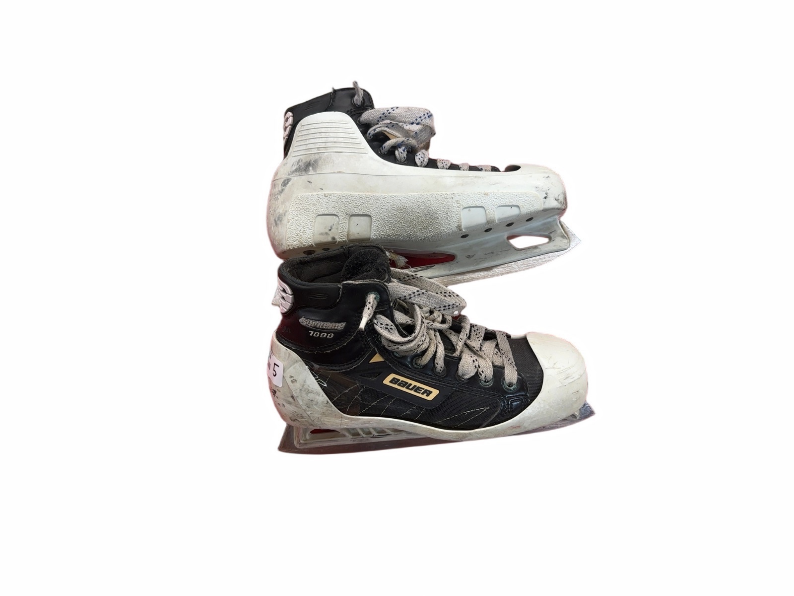 Bauer Supreme 1000 Goalie Ice Skates Size 5 - image 1